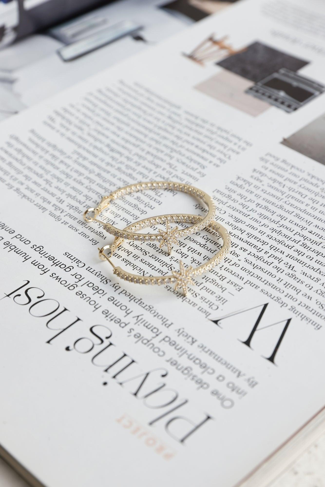 Solenne Earrings Gold Product Image