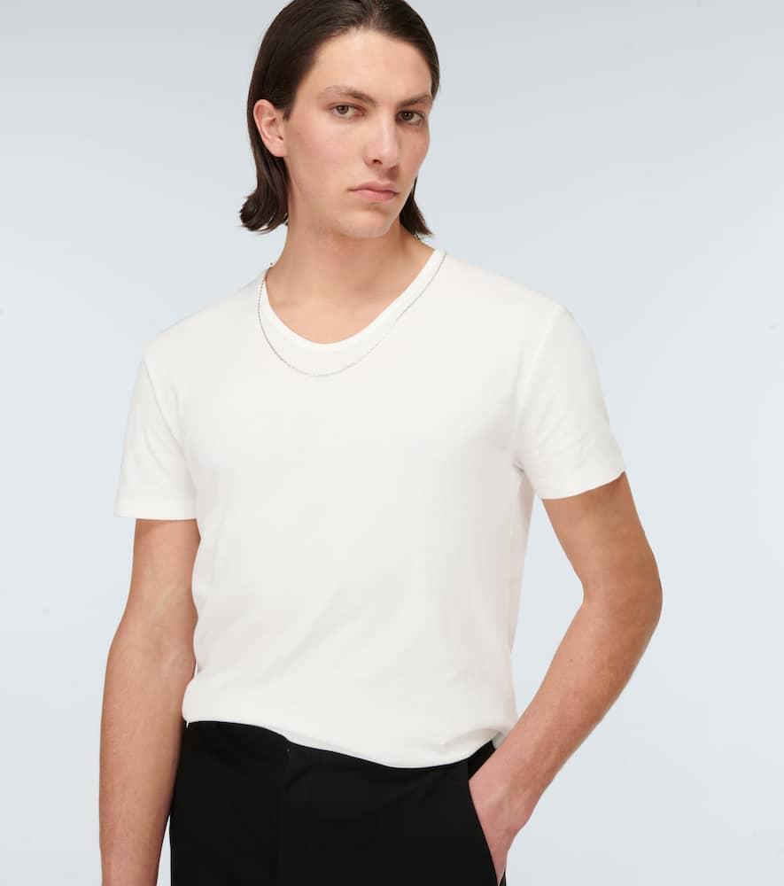 OUR LEGACY New Box Cotton Crew-neck T-shirt In White Product Image