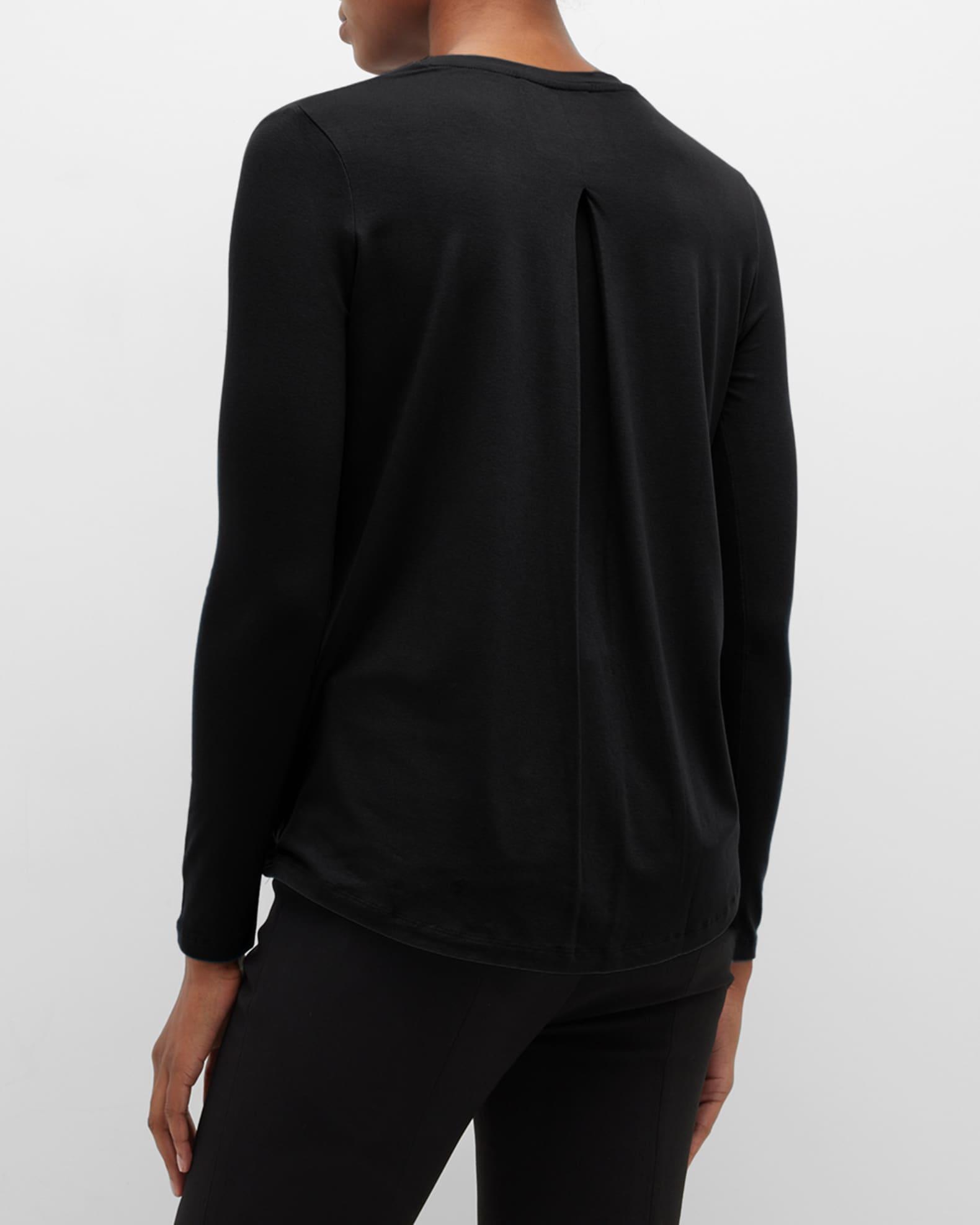 Womens Soft Touch Pleated Top Product Image