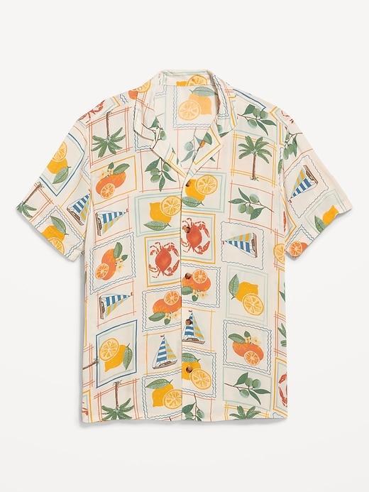 Short-Sleeve Camp Shirt Product Image