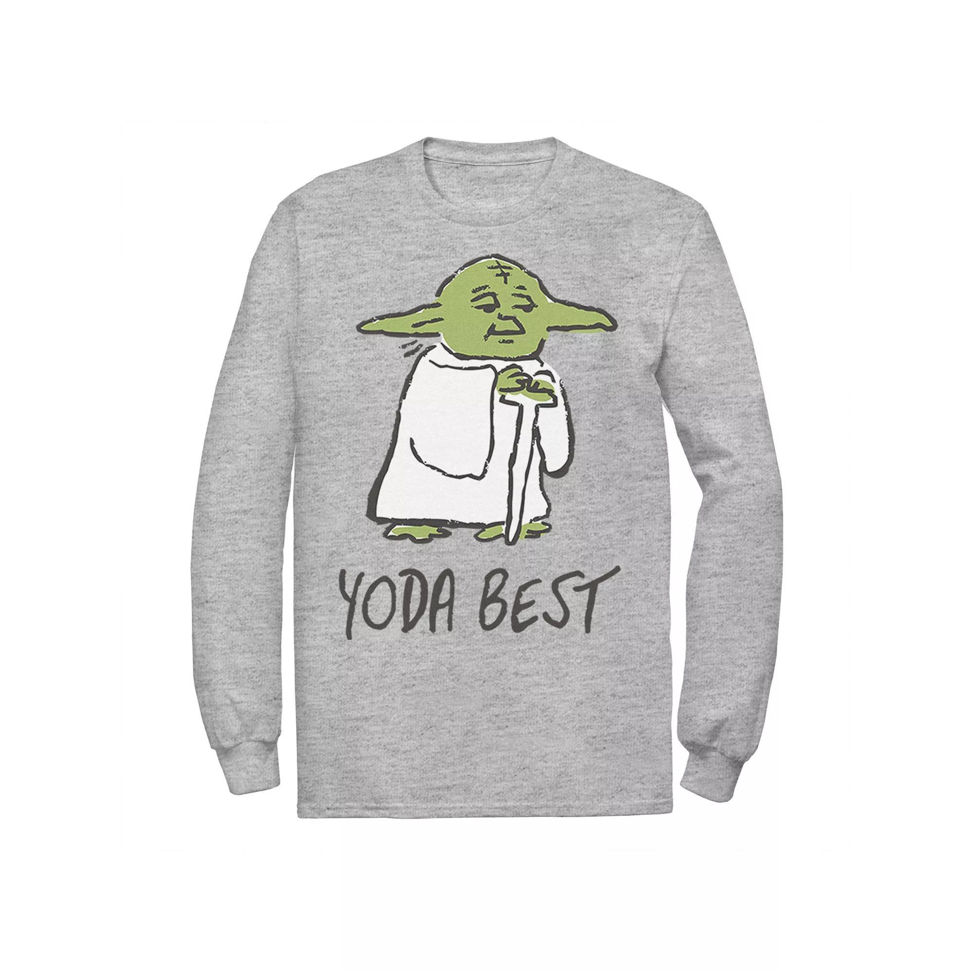 Men's Star Wars Yoda Best Portrait Sketch Tee,  Product Image