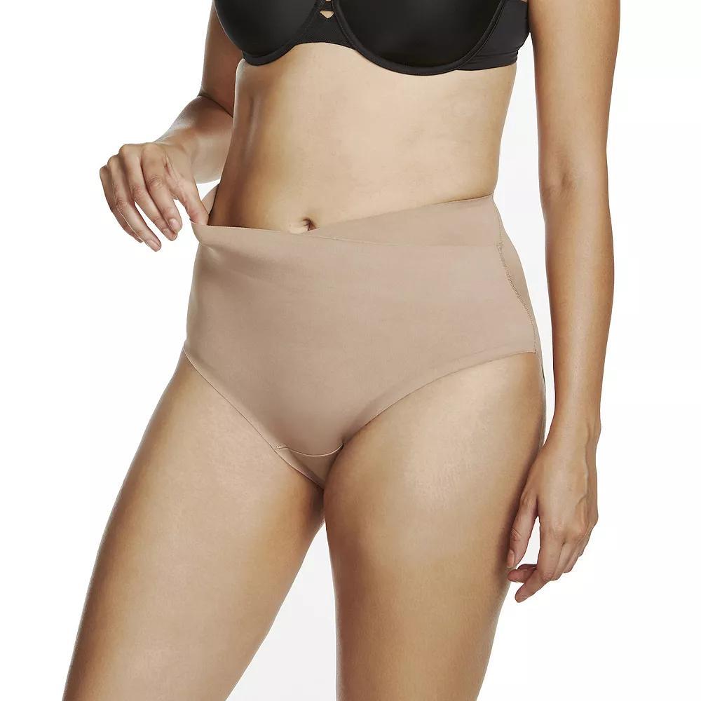 Women's Naomi & Nicole® Firm Control Shapewear Real Smooth Wrap Brief 7524, Size: Medium, Stucco Product Image