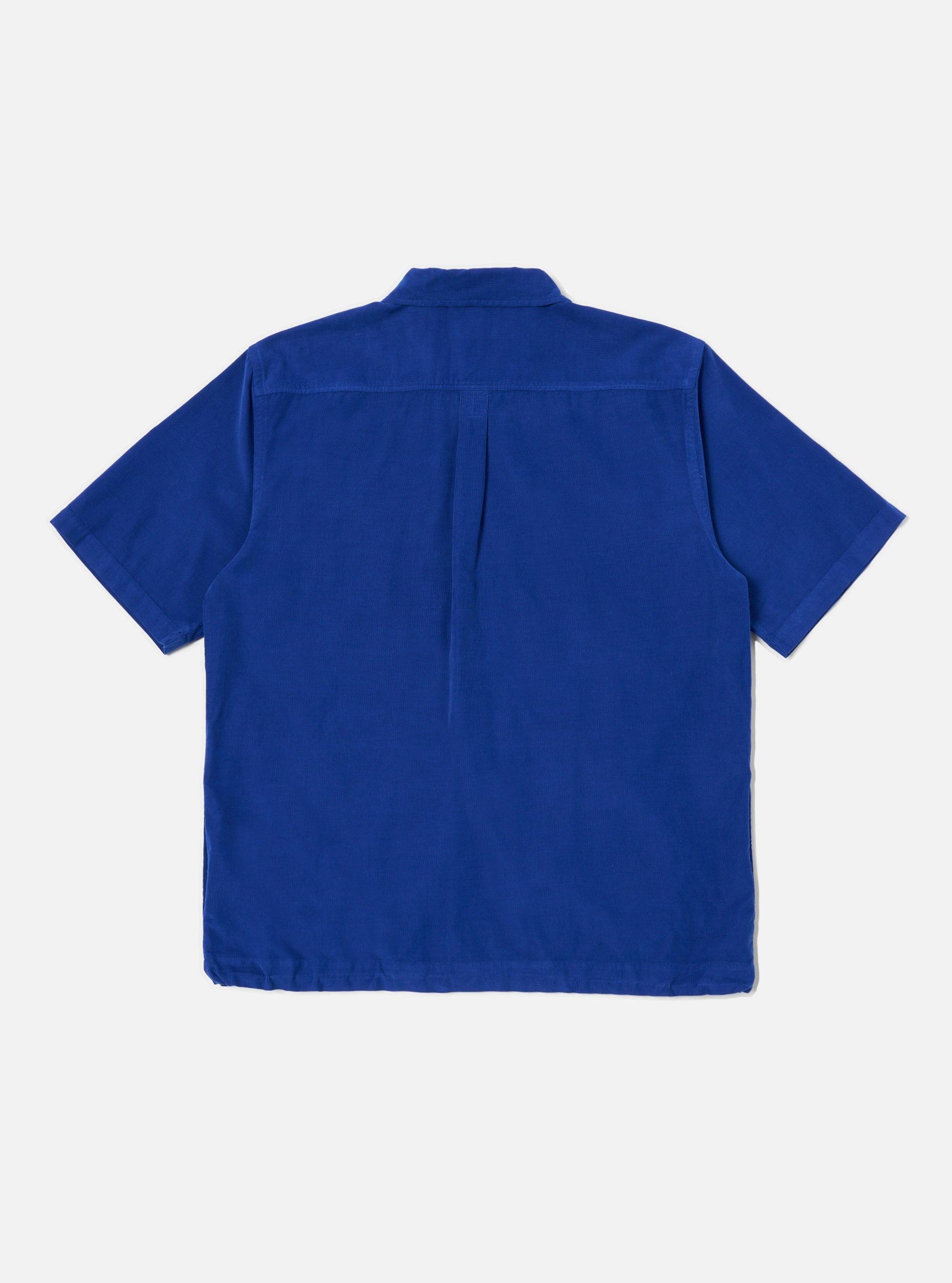 Universal Works Tech Overshirt in Work Blue Summer Cord Product Image