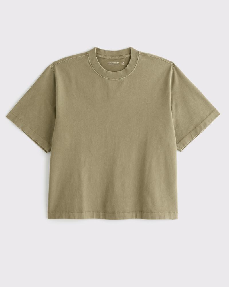 Premium Heavyweight Cropped Tee Product Image