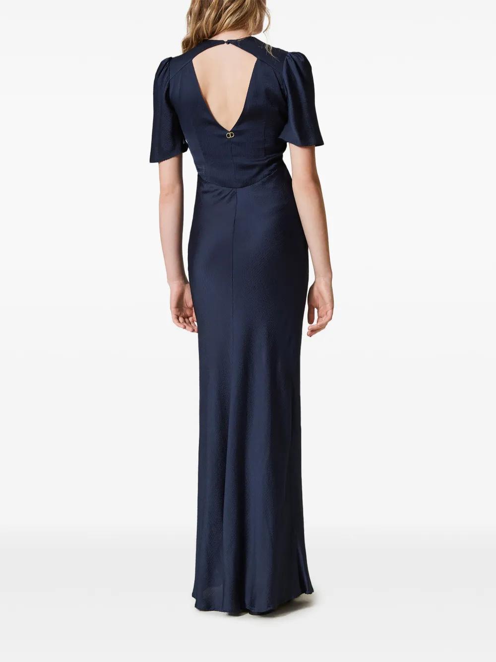 hammered satin maxi dress Product Image