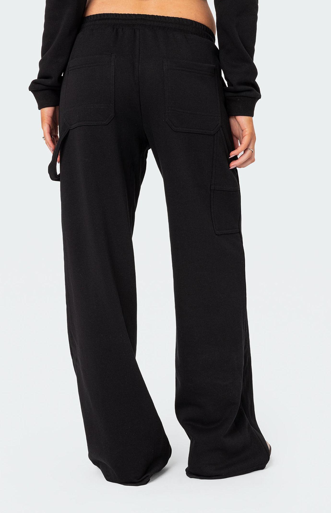 Edikted Women's Annalise Straight Leg Sweatpants Product Image