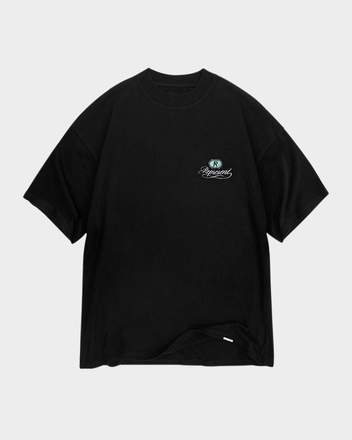 Mens Grand Vintage Hand Drawn Logo T-Shirt Product Image