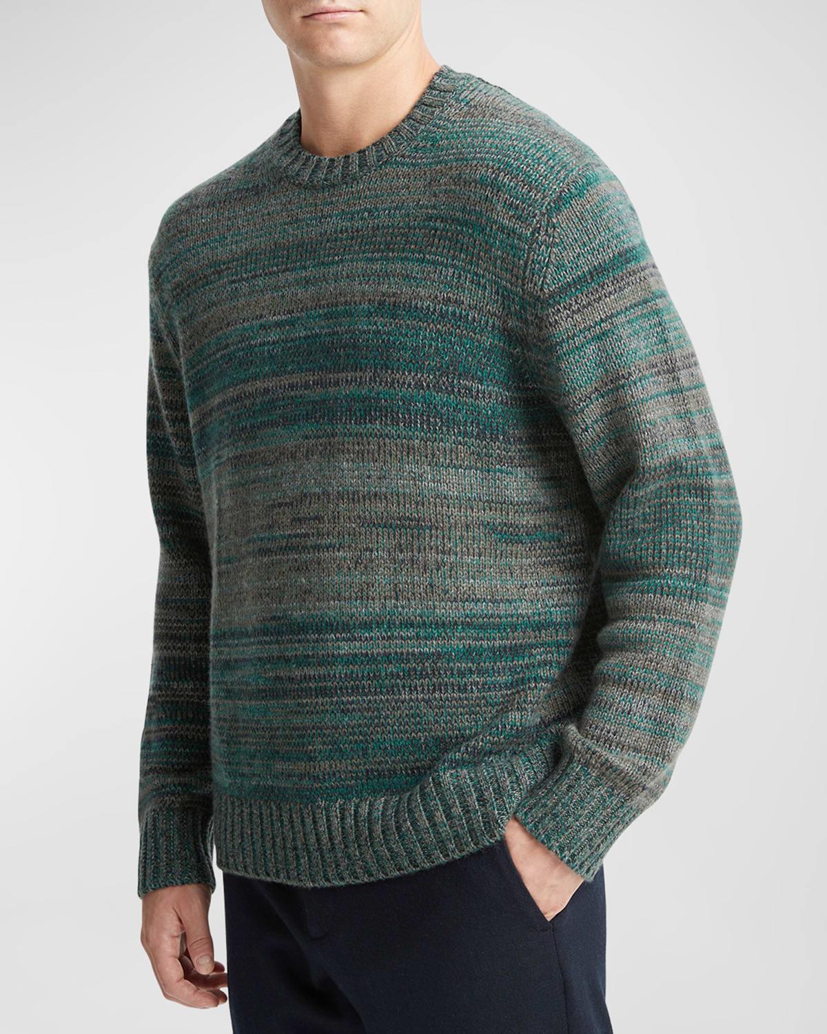 Mens Marled Crewneck Sweater Product Image