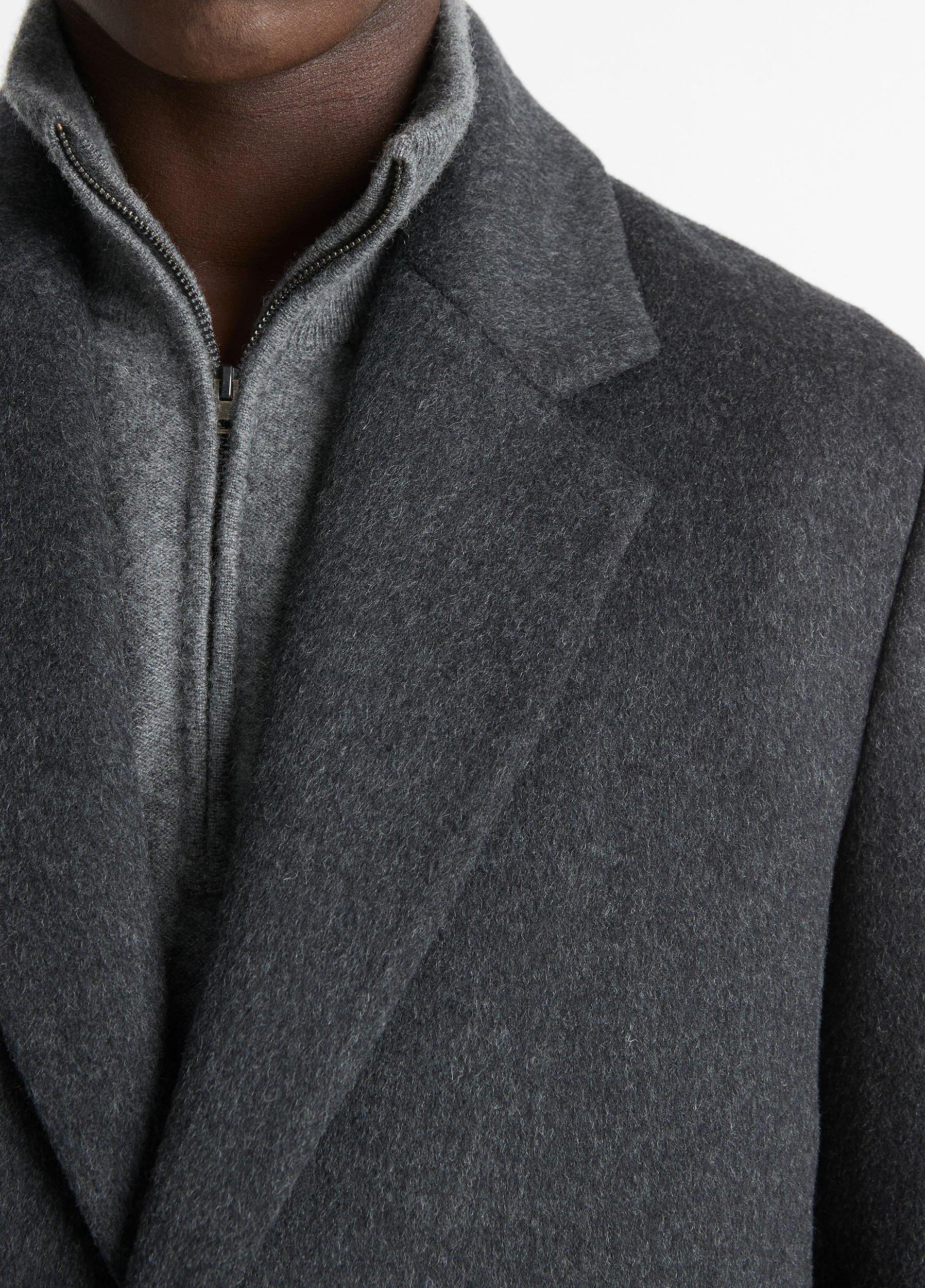 Classic Italian Wool-Blend Coat Product Image