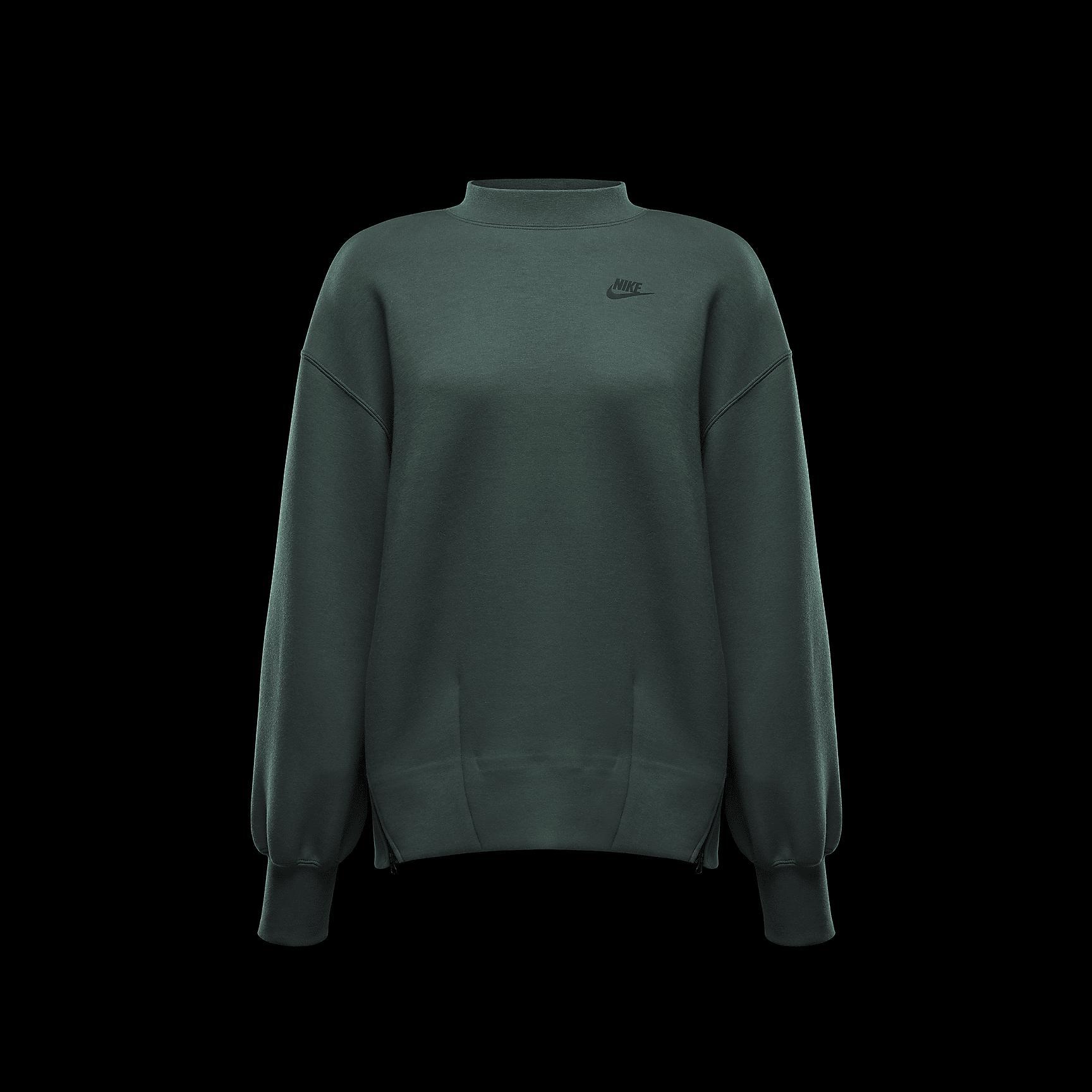 Womens Nike Sportswear Tech Fleece Oversized Crewneck Sweatshirt Product Image