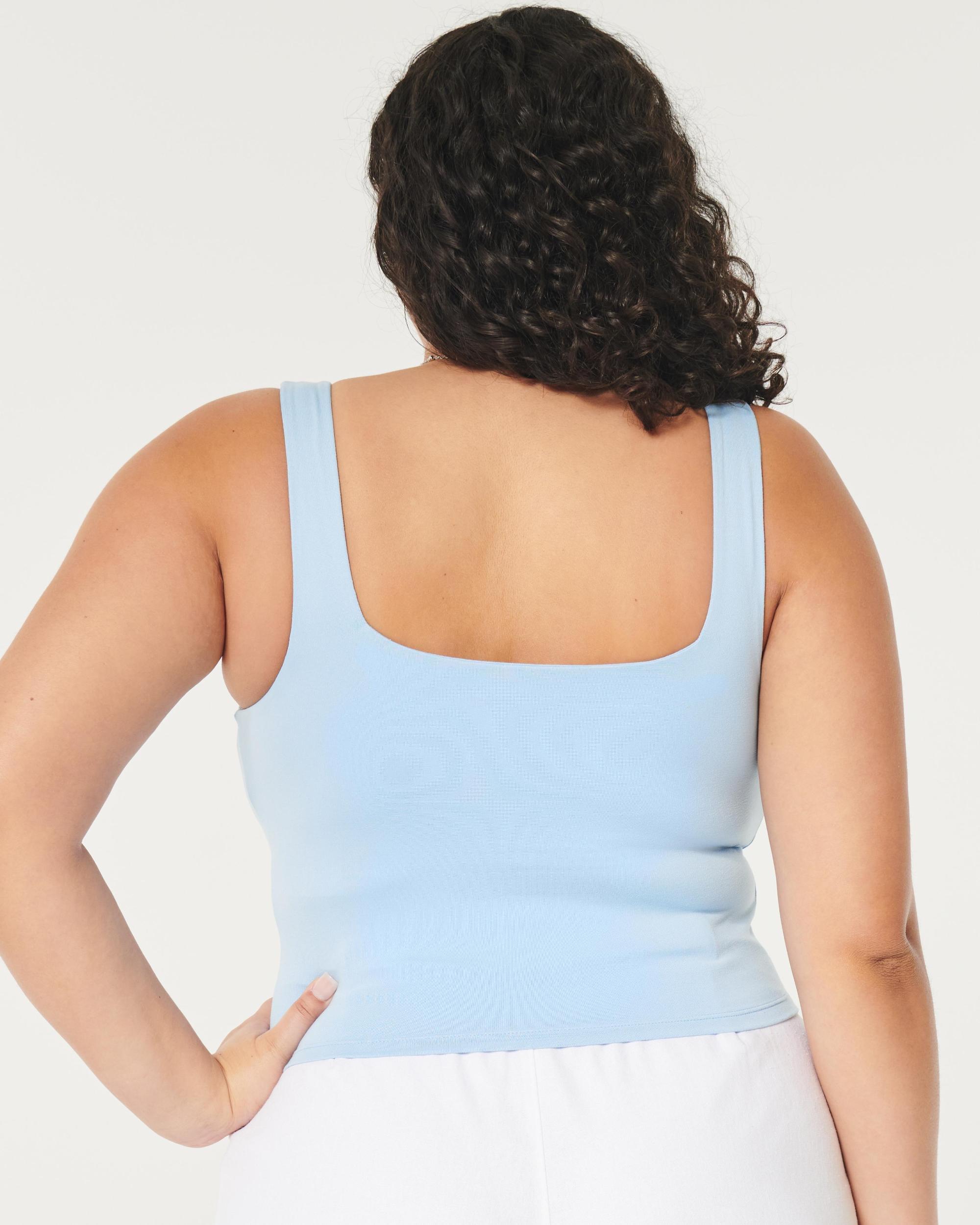 Seamless Fabric Square-Neck Tank Product Image