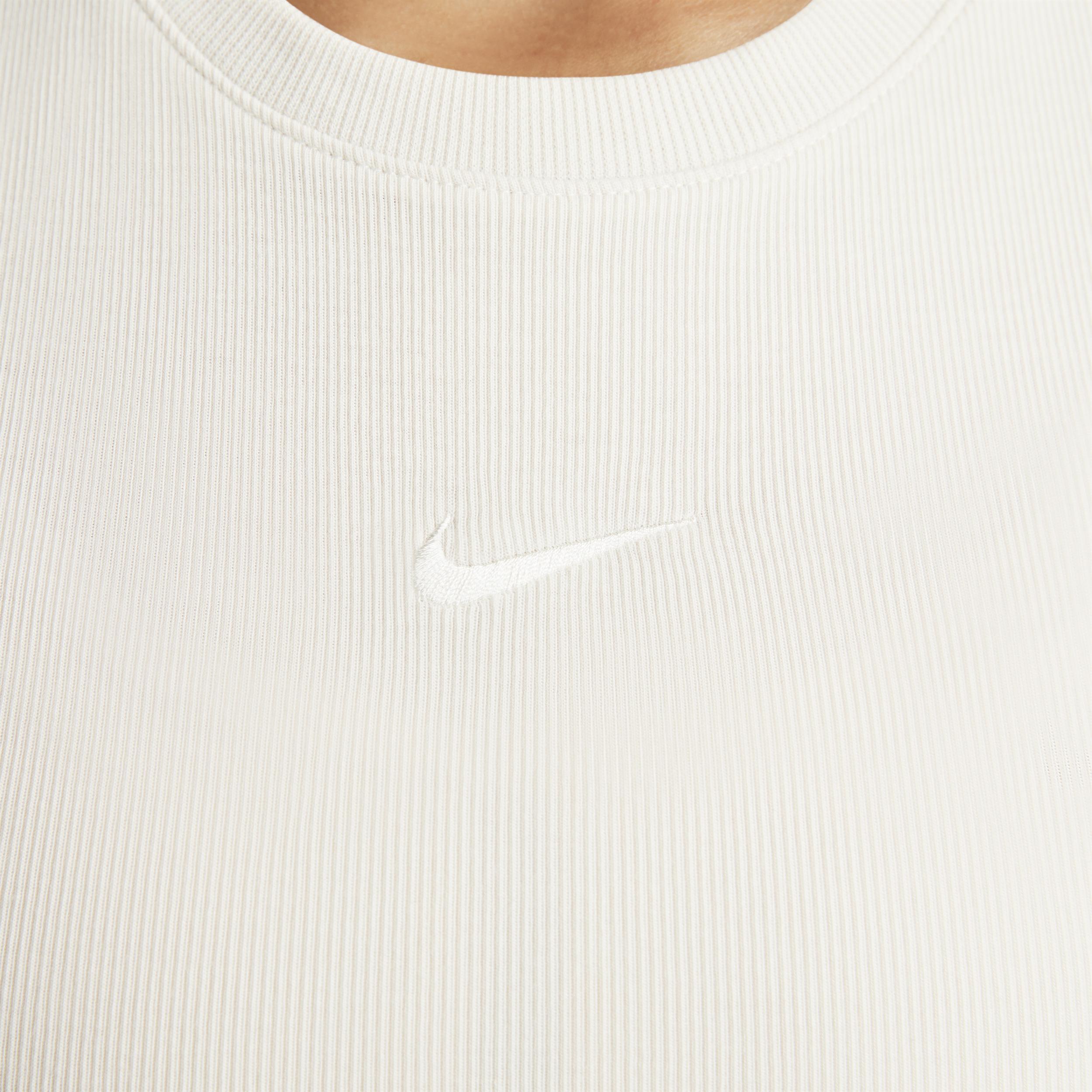 Womens Nike Sportswear Chill Knit Tight Cropped Mini-Rib Tank Top Product Image