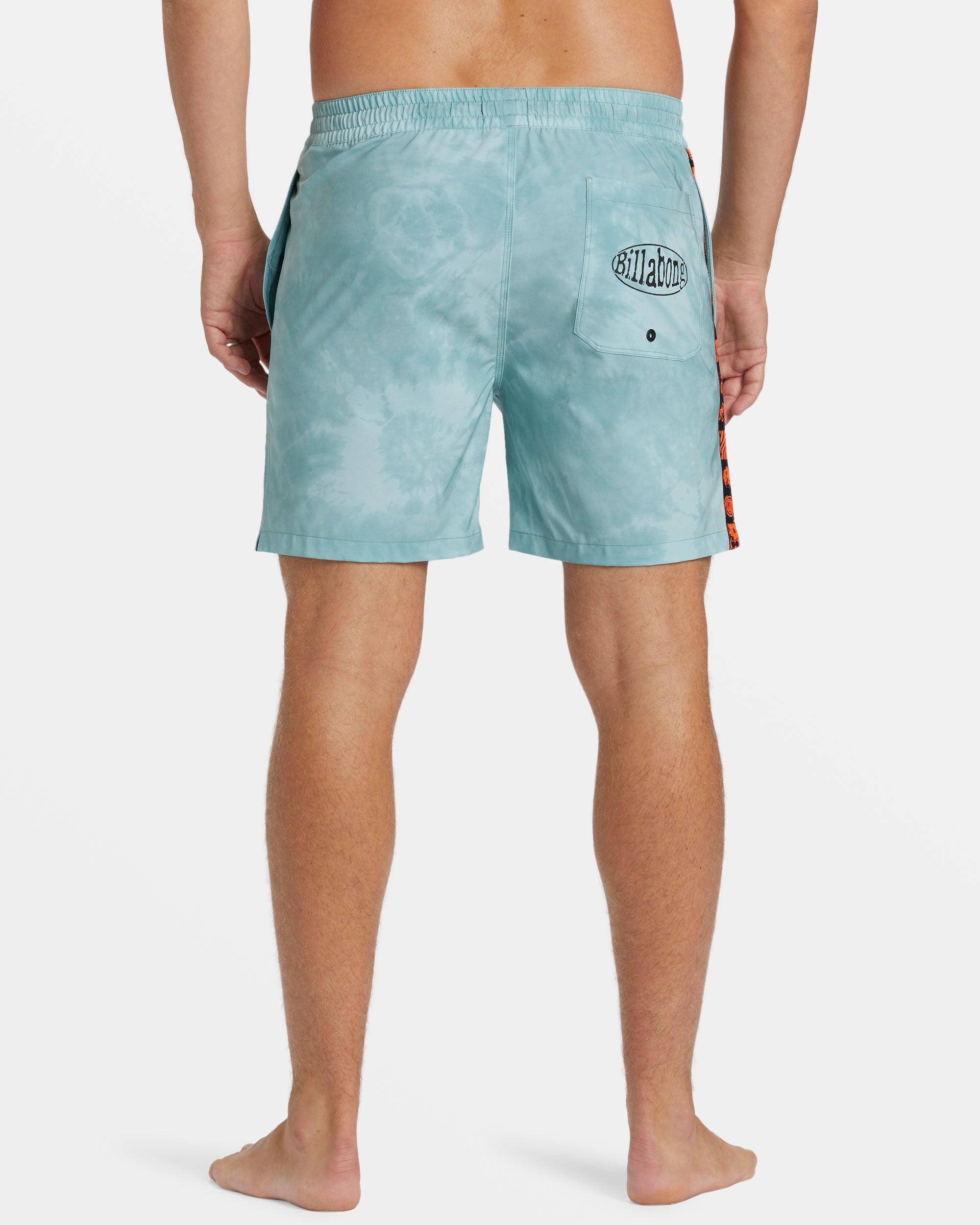 D Bah Layback 17" Swim Trunks - Dusty Teal Male Product Image