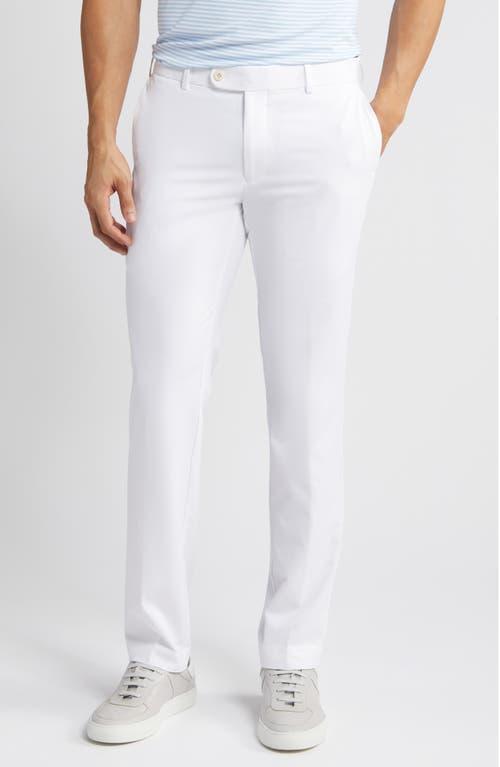 Peter Millar Mens Surge Performance Trouser | Color: White | Size: 36 Product Image