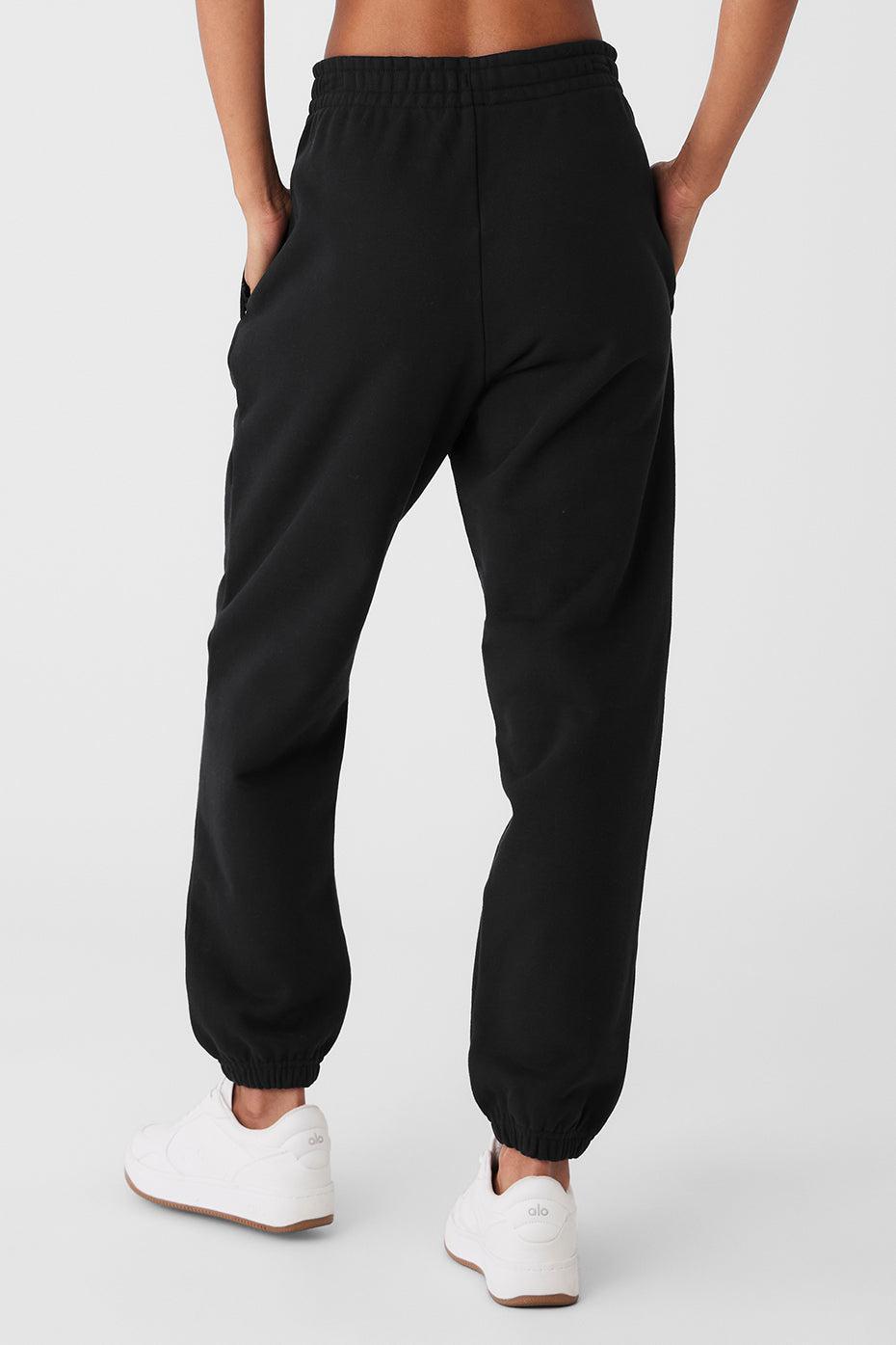 Cuffed Renown Heavy Weight Sweatpant - Black Female Product Image