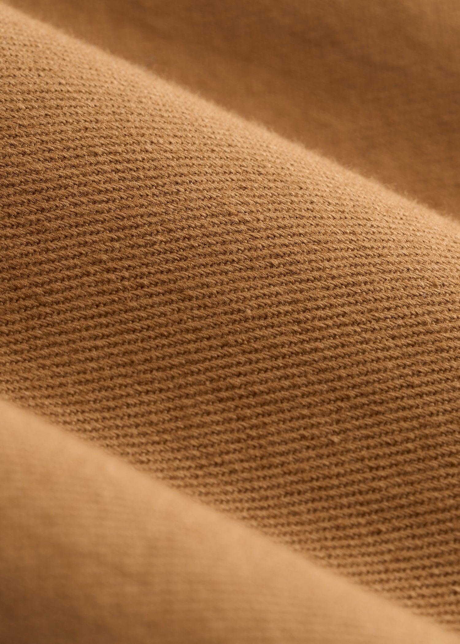 LJ&S Twill Shop Jacket for Tall Men in Dusty Brown Male Product Image