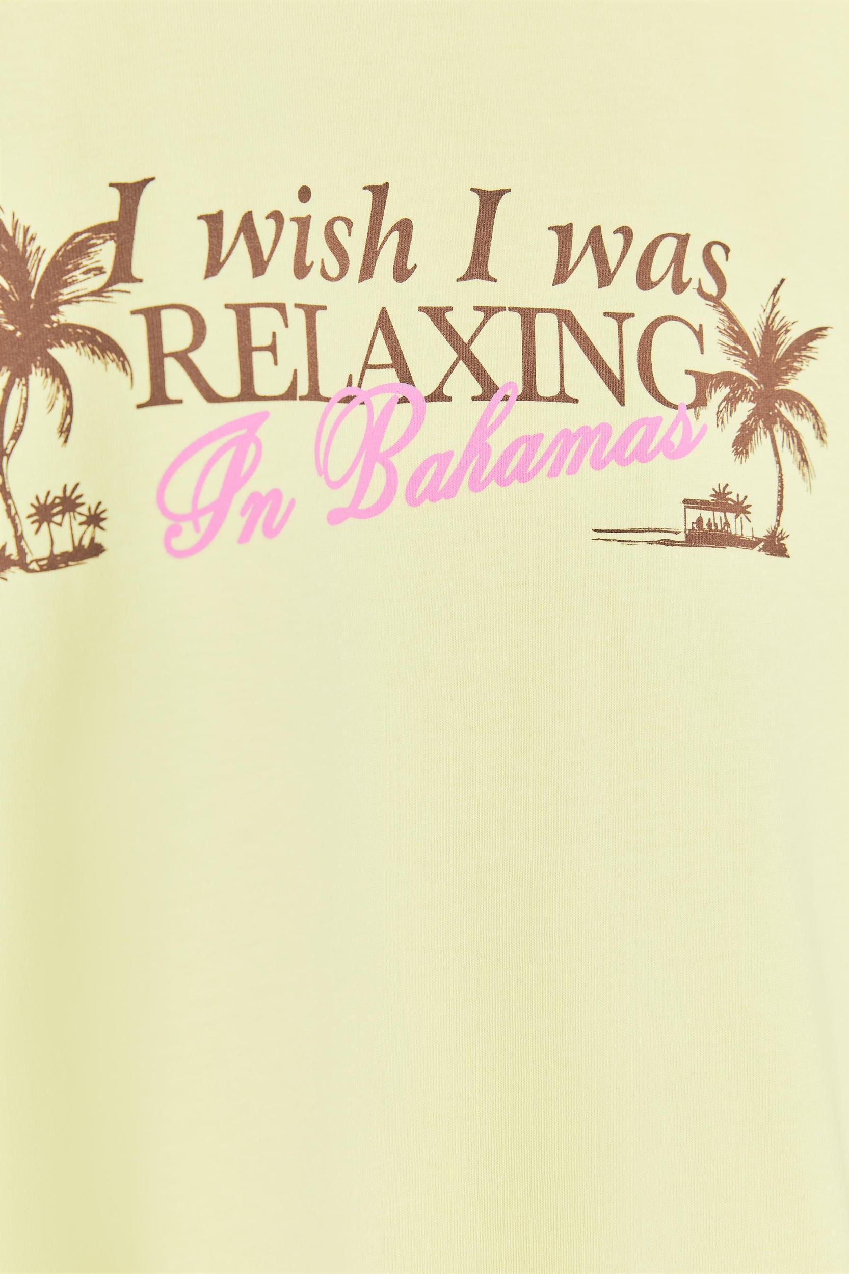 TEXT PRINT T-SHIRT Product Image