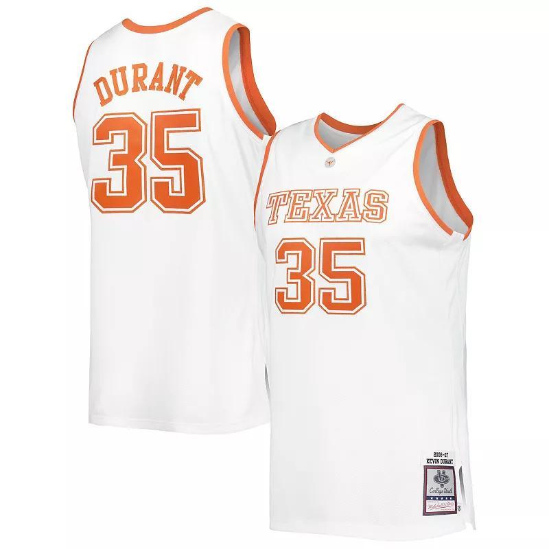 Men's Mitchell & Ness Kevin Durant White Texas Longhorns Authentic 2006 Jersey,  Product Image