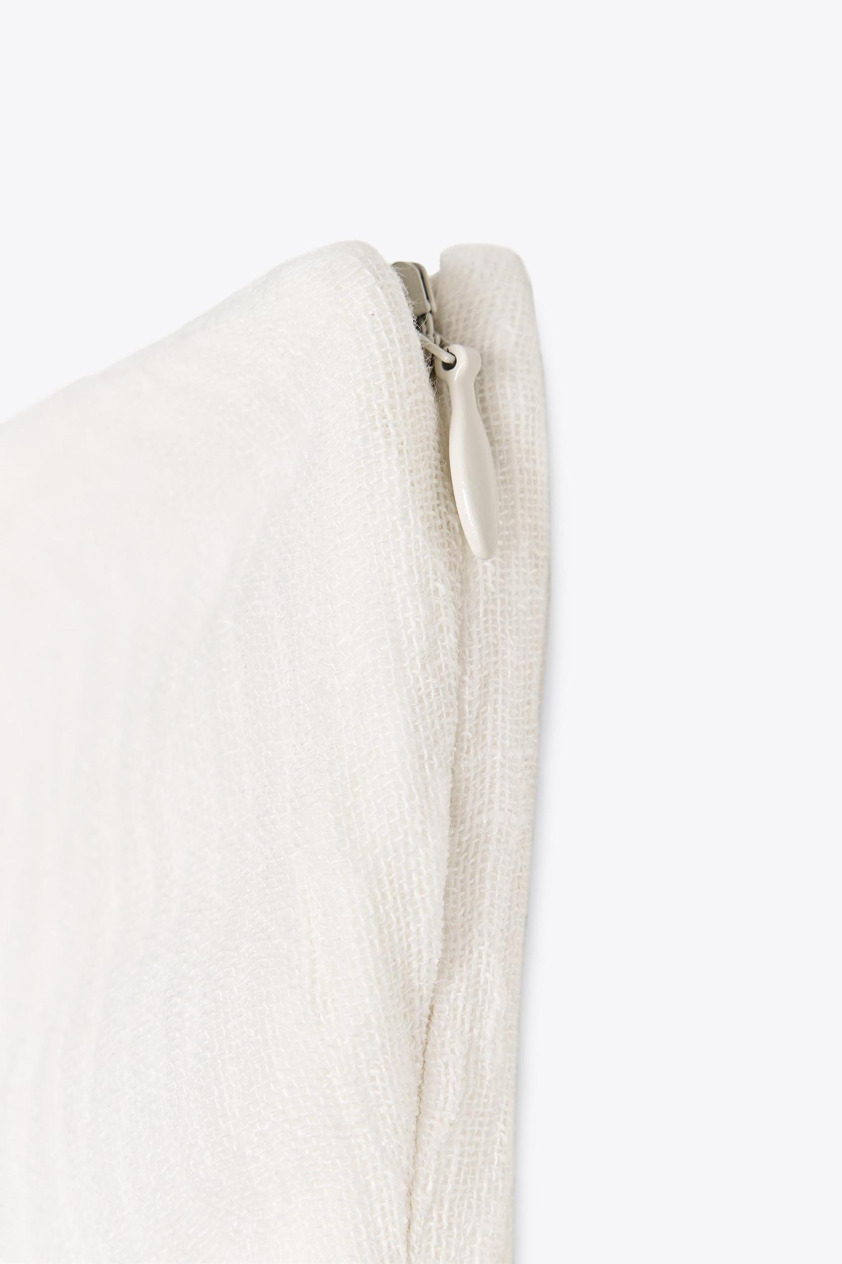 100% LINEN MIDI SKIRT ZW COLLECTION Product Image