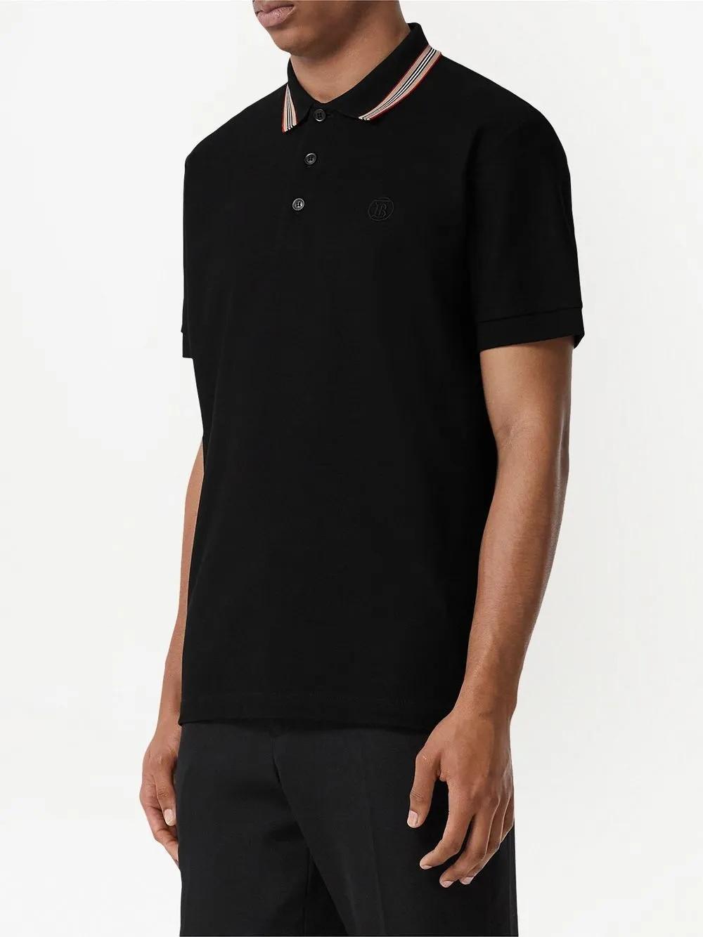 Icon Stripe cotton polo shirt Product Image