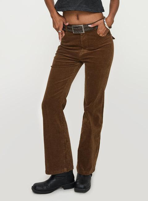 Feature Pants Brown Product Image