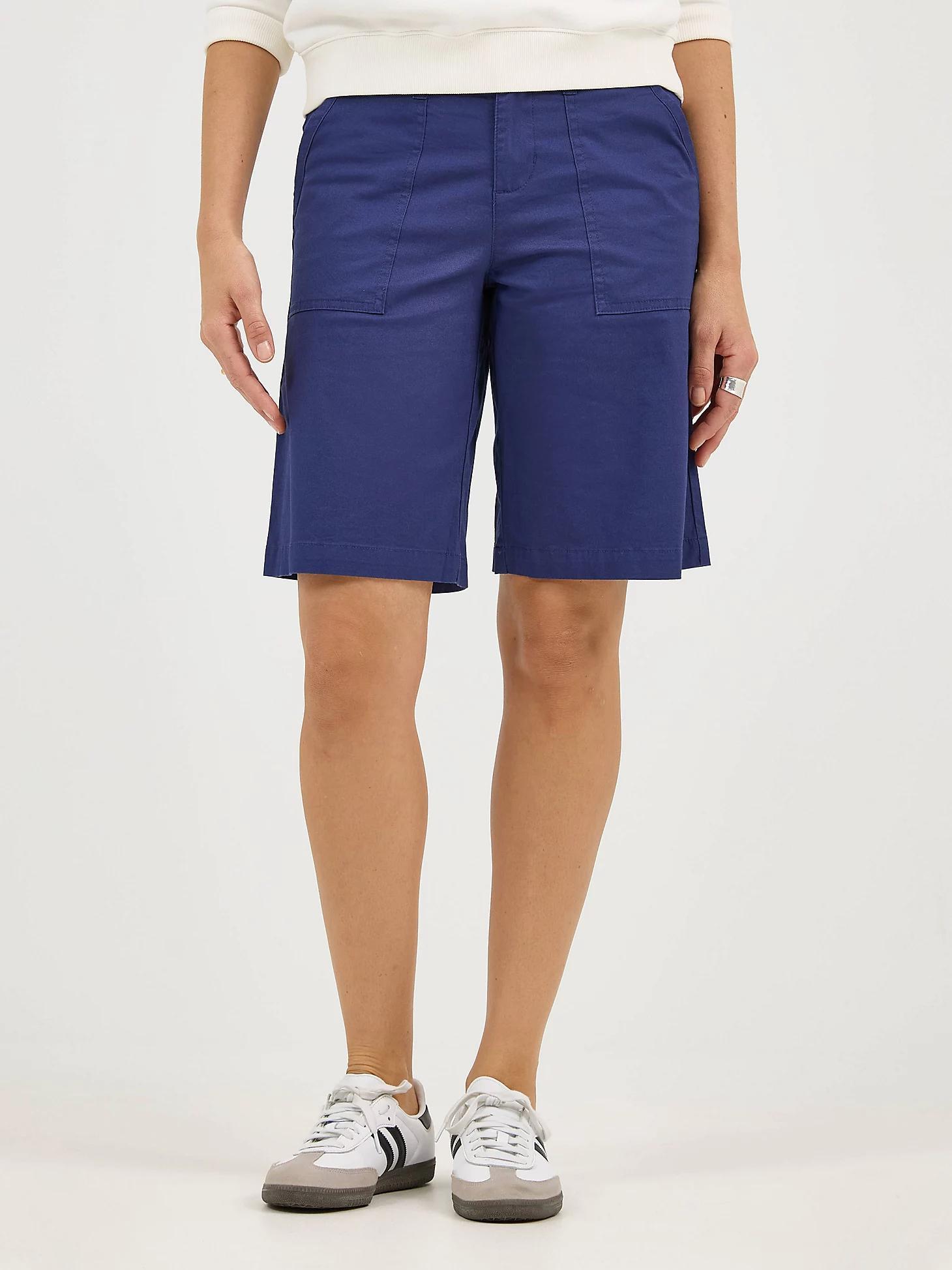 Women's Ultra Lux Comfort with Flex-To-Go Relaxed Fit Utility Bermuda | Women's Shorts | Lee® Product Image