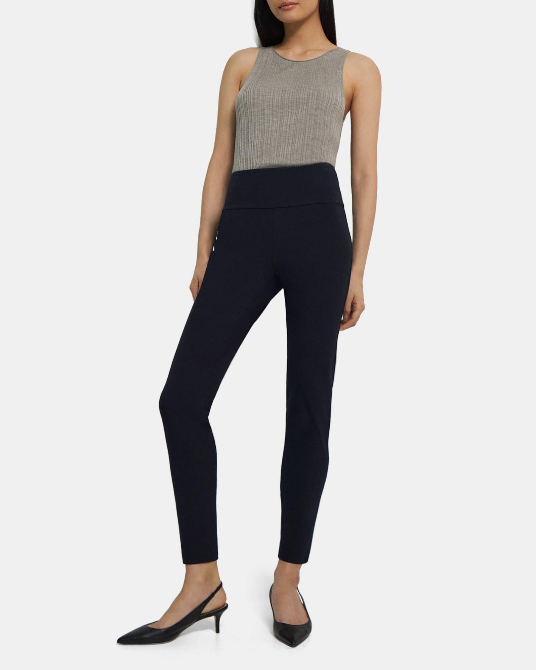 Yoke Legging in Stretch Cotton Product Image