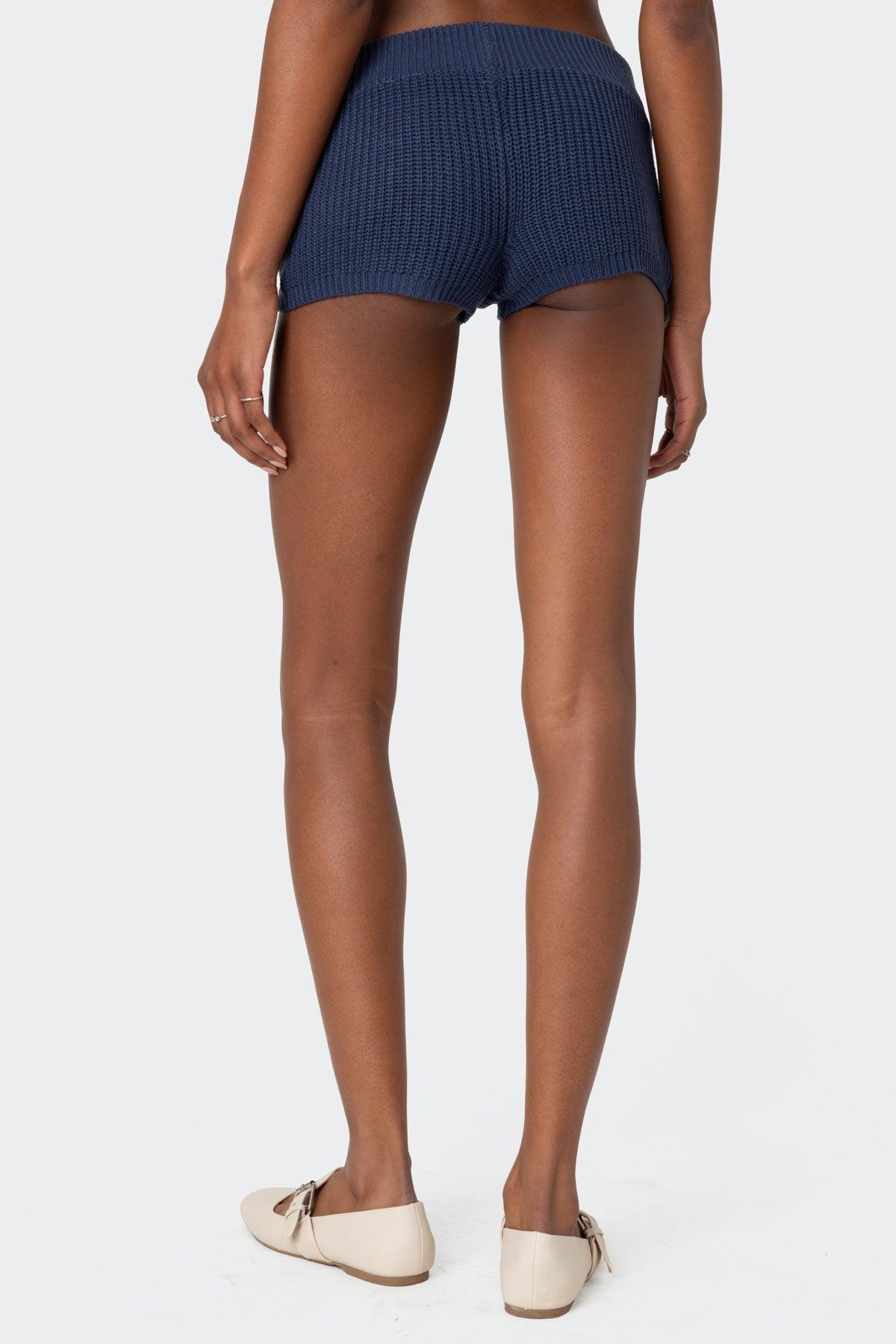 Weekender Belted Knit Halter Top Product Image