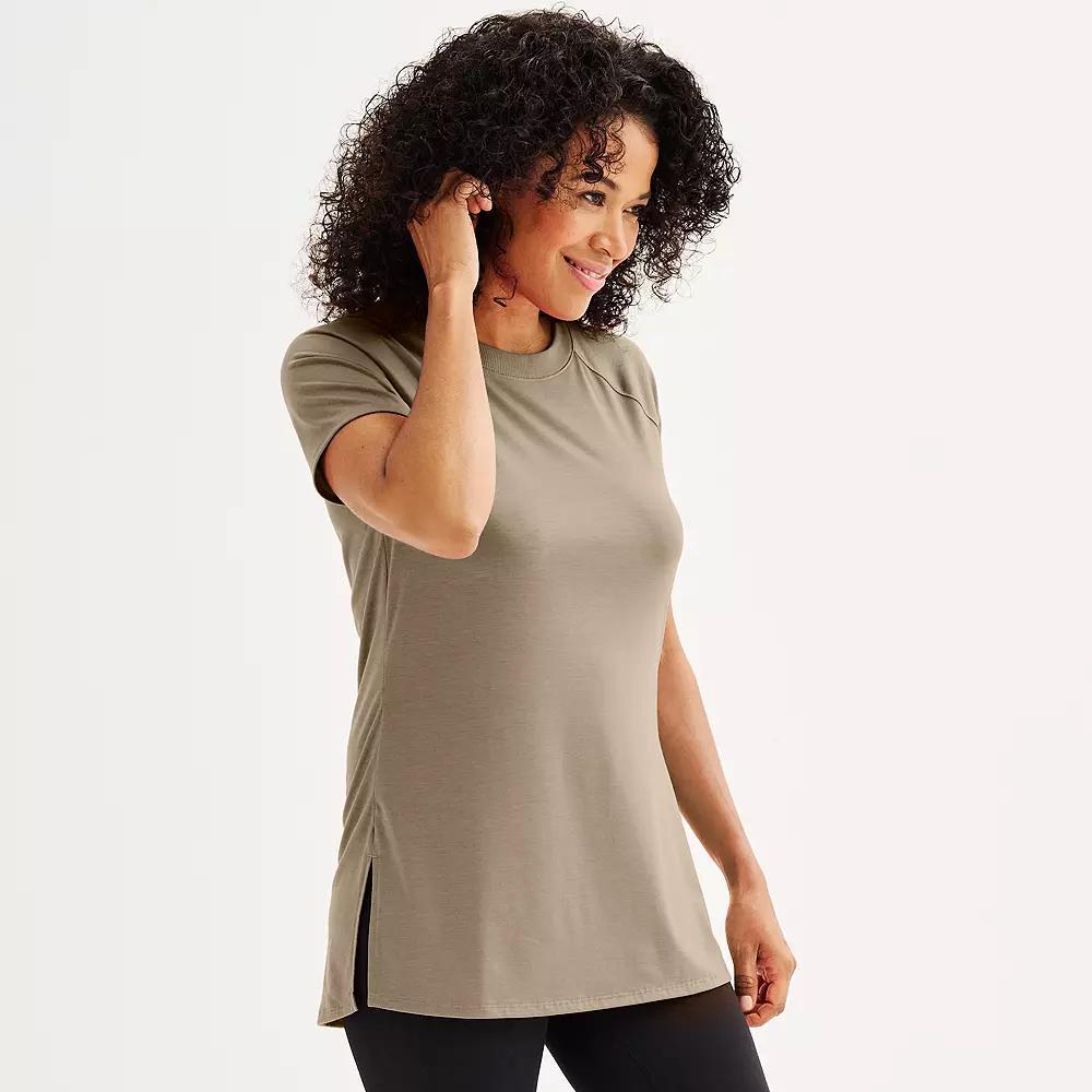 Women's Tek Gear® Essential Short Sleeve Tunic Tee,  Product Image