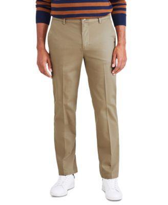 Men's Dockers® Signature Iron-Free Stain Defender Straight-Fit Khaki Pants, Size: 33X30, Beautiful Black Product Image