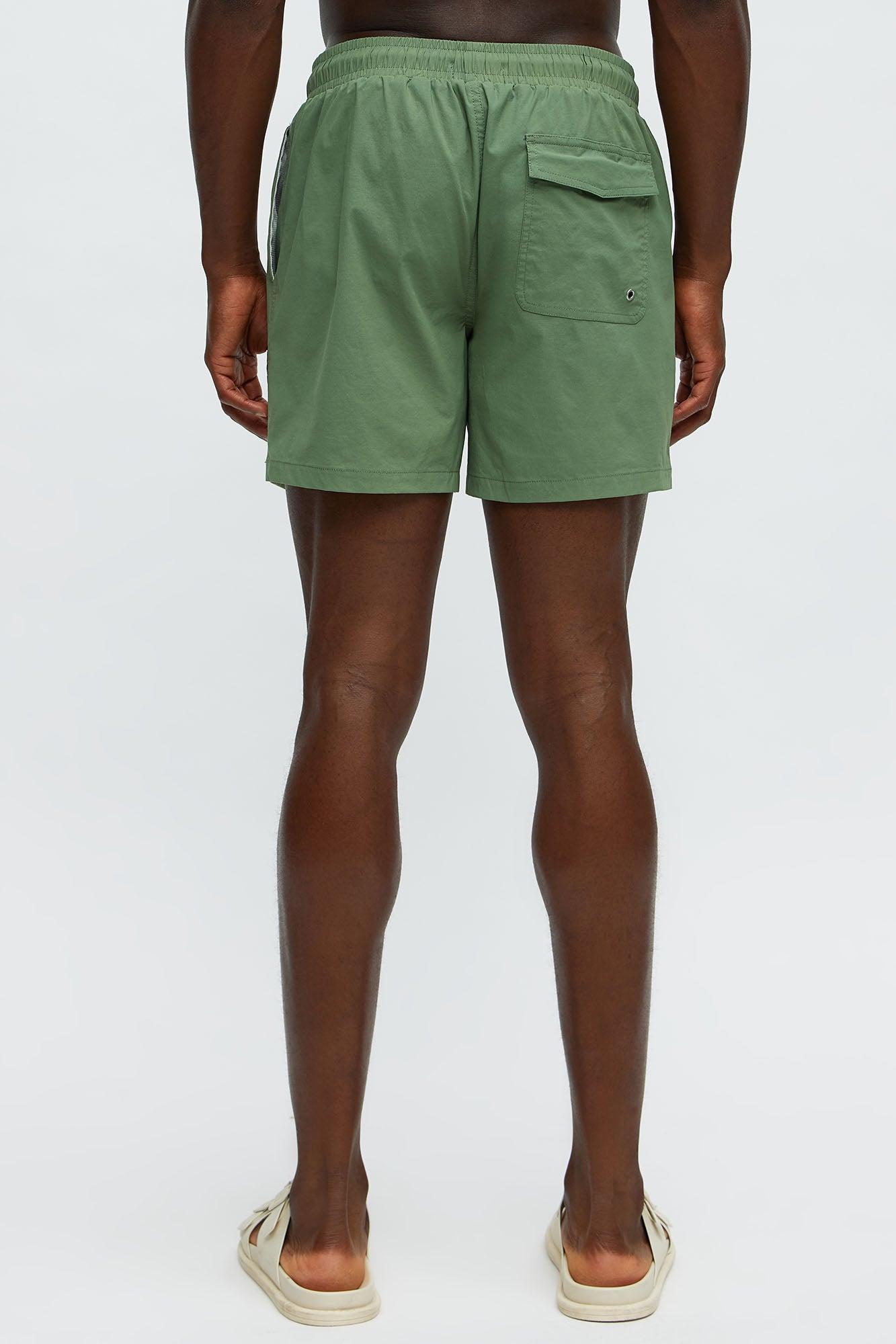 Goat And All Swim Mid Trunk - Sage Product Image