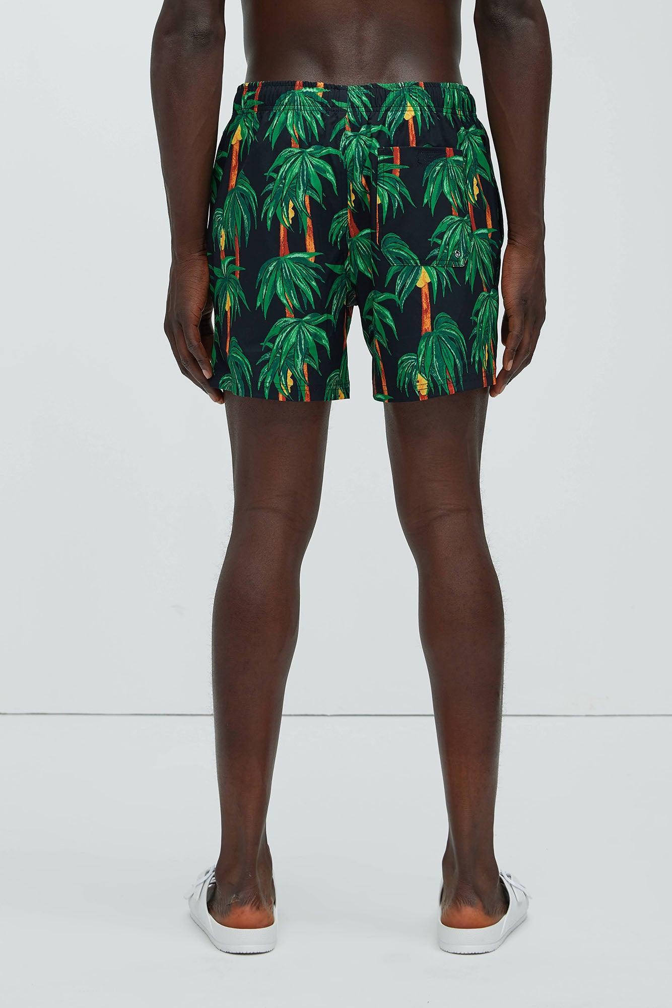 Aria Palm Swim Trunks - Multi Color Product Image