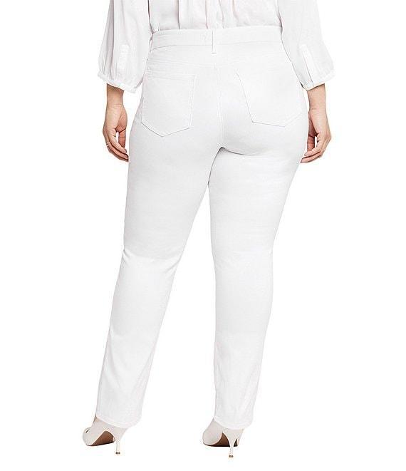 NYDJ Plus Size Marilyn Waist Match Straight Leg Denim Jeans Product Image