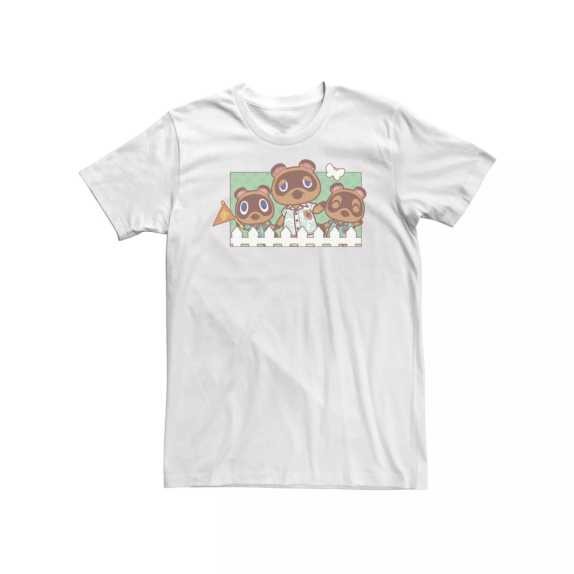 Big & Tall Animal Crossing New Horizons Nook Family Portrait Tee, Men's,  Product Image