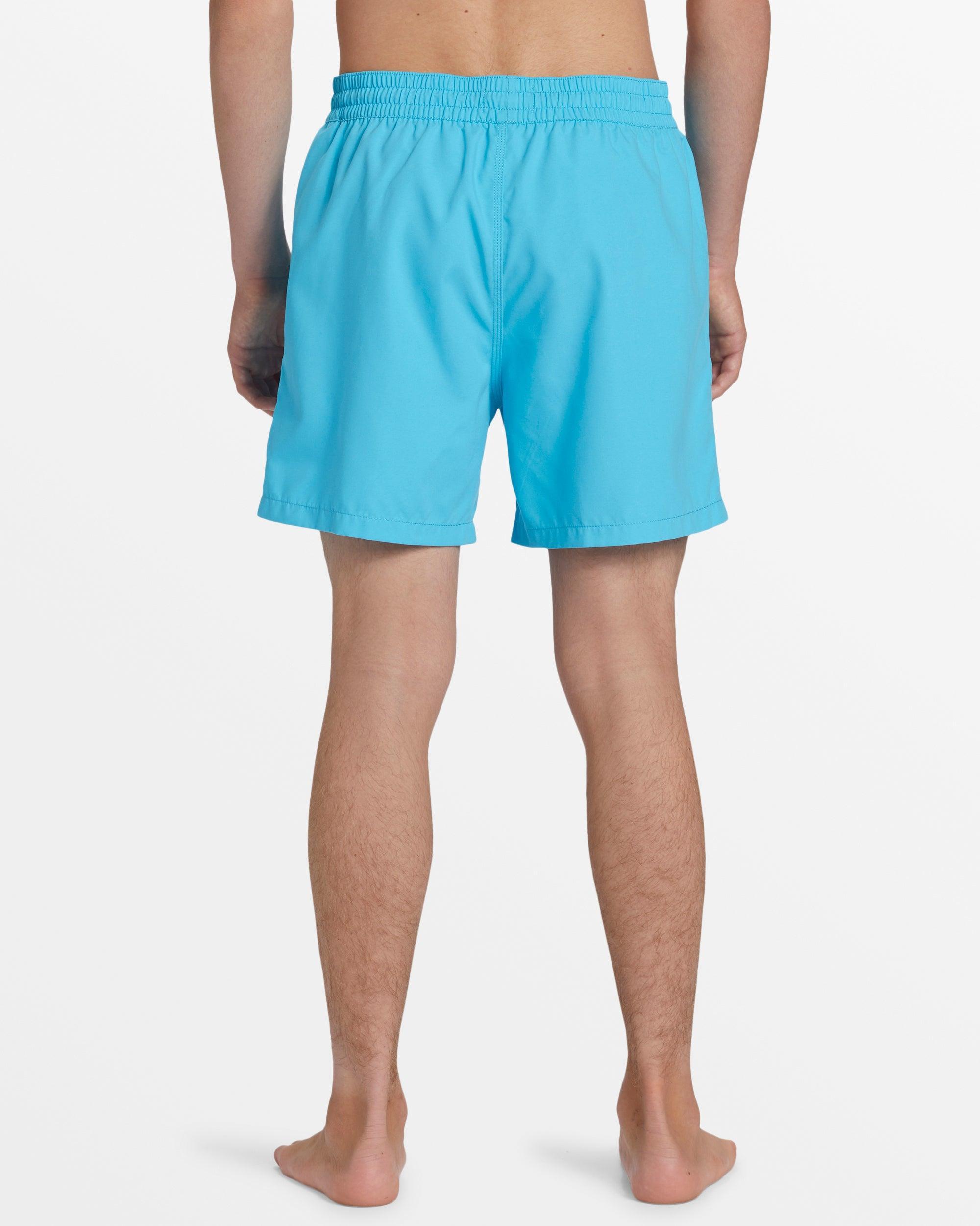 All Day Layback 16" Swim Trunks - Cyan Male Product Image