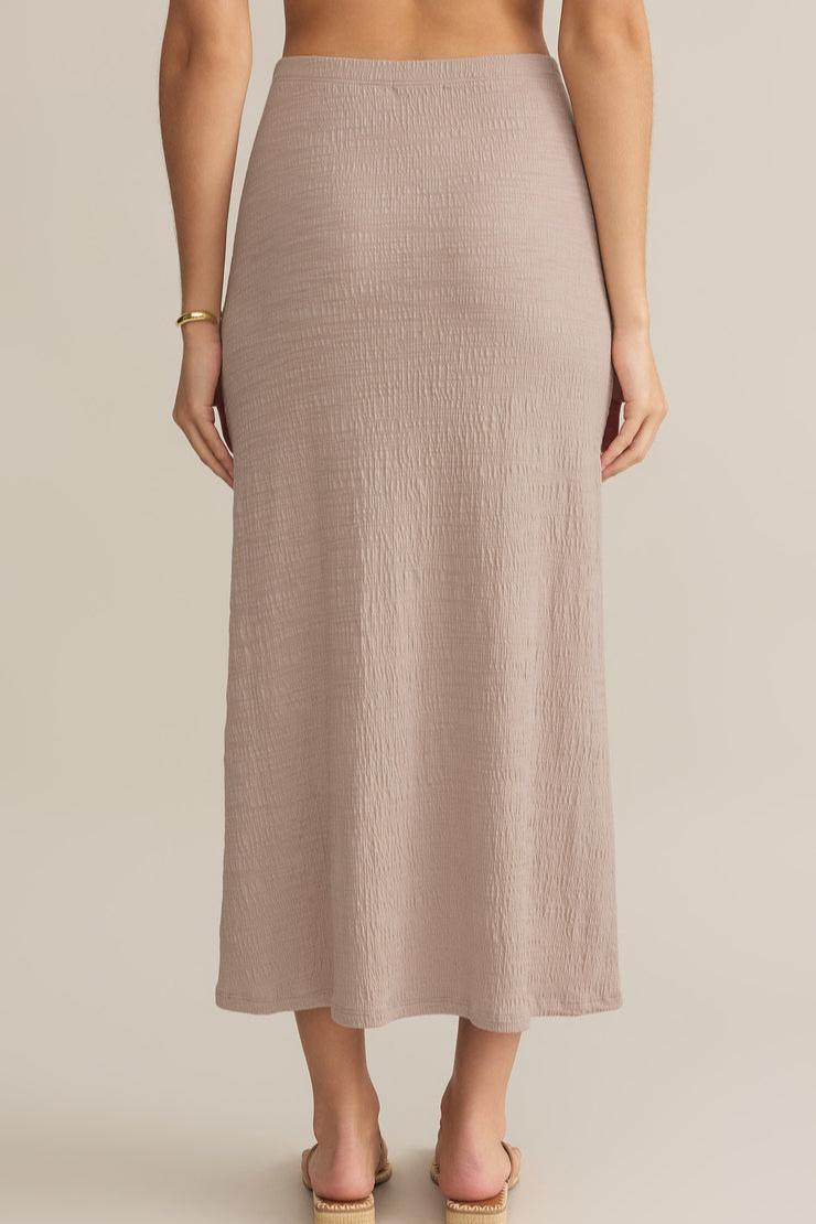 Delavine Textured Midi Skirt Product Image