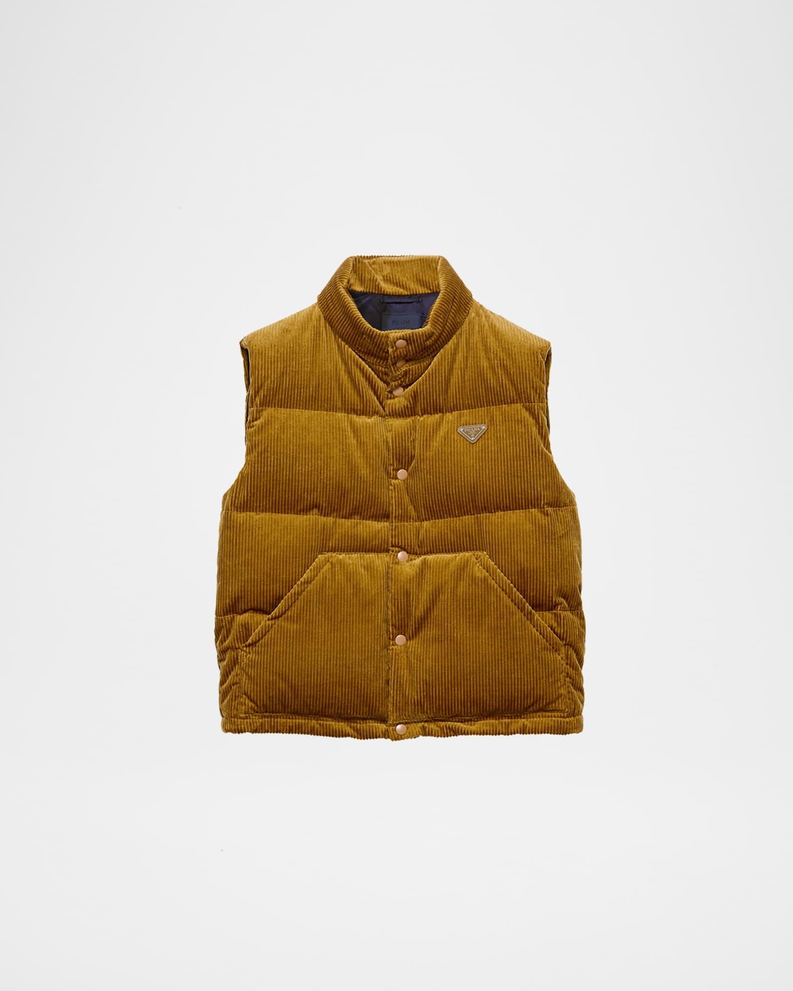 Men's Corduroy Down Vest Product Image