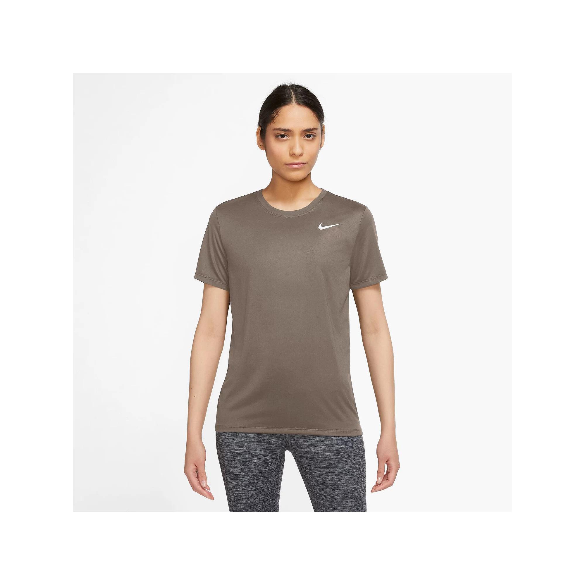Women's Nike Dri-FIT Tee, Size: XS, Mink Brown Product Image