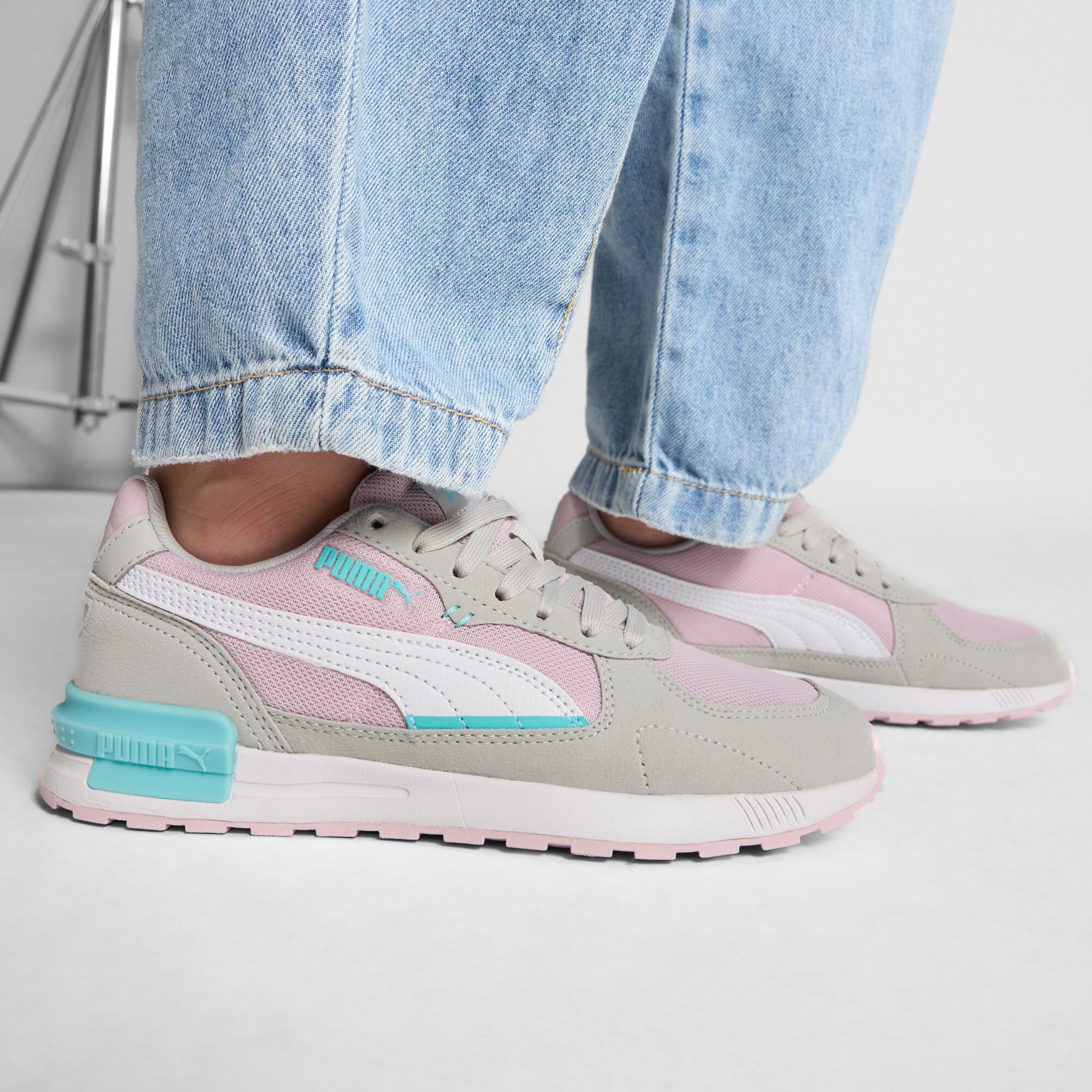 PUMA GRAPHICS Floral Women's T-Shirt in Grey Product Image