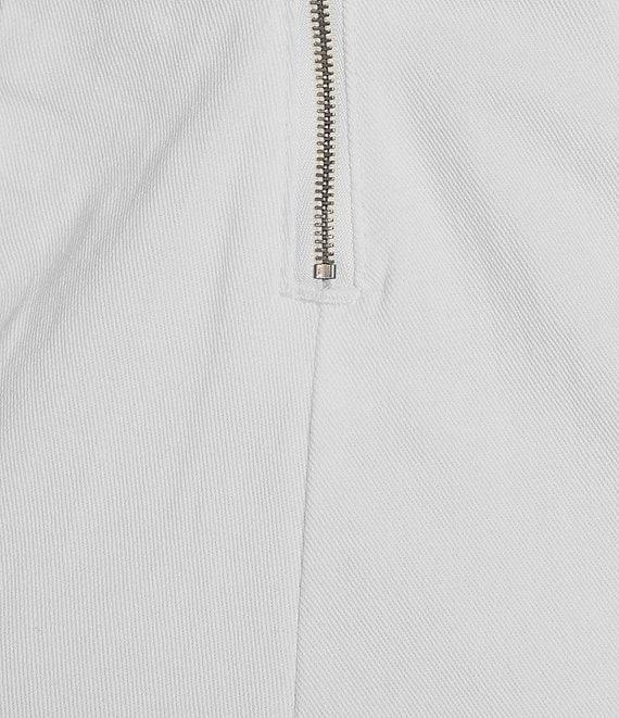 Copper Key Tie Front Wide Leg Denim Jumpsuit Product Image