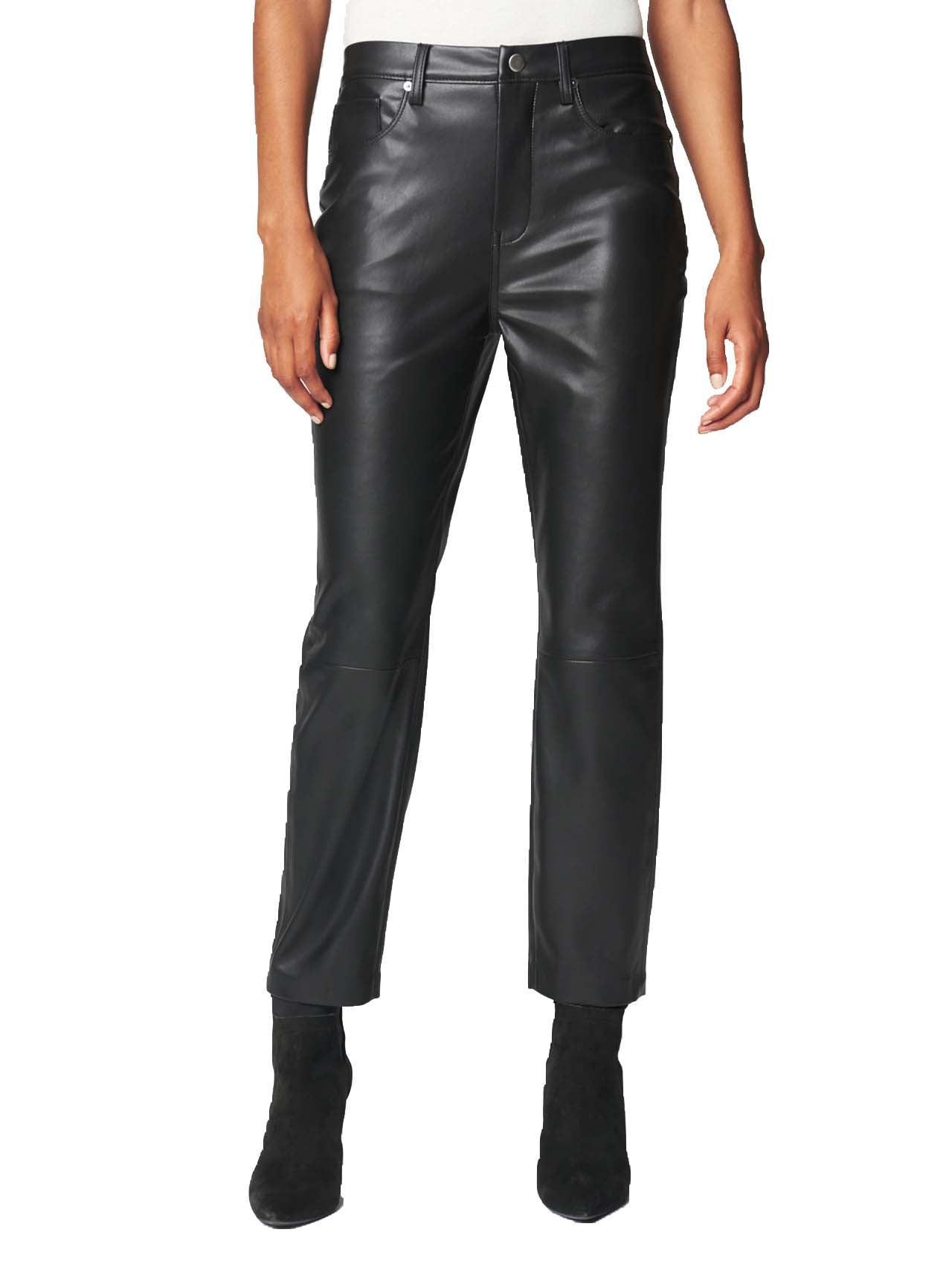 Vegan Leather High Rise Pants Product Image