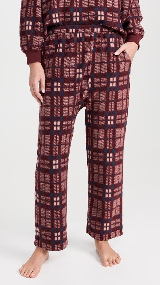 THE GREAT. The Plush Fleece Pajama Pants | Shopbop Product Image