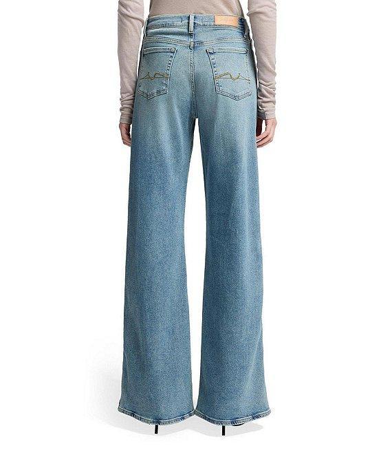 7 For All Mankind Lotta Luxe Vintage High Rise Wide Leg Jeans Product Image