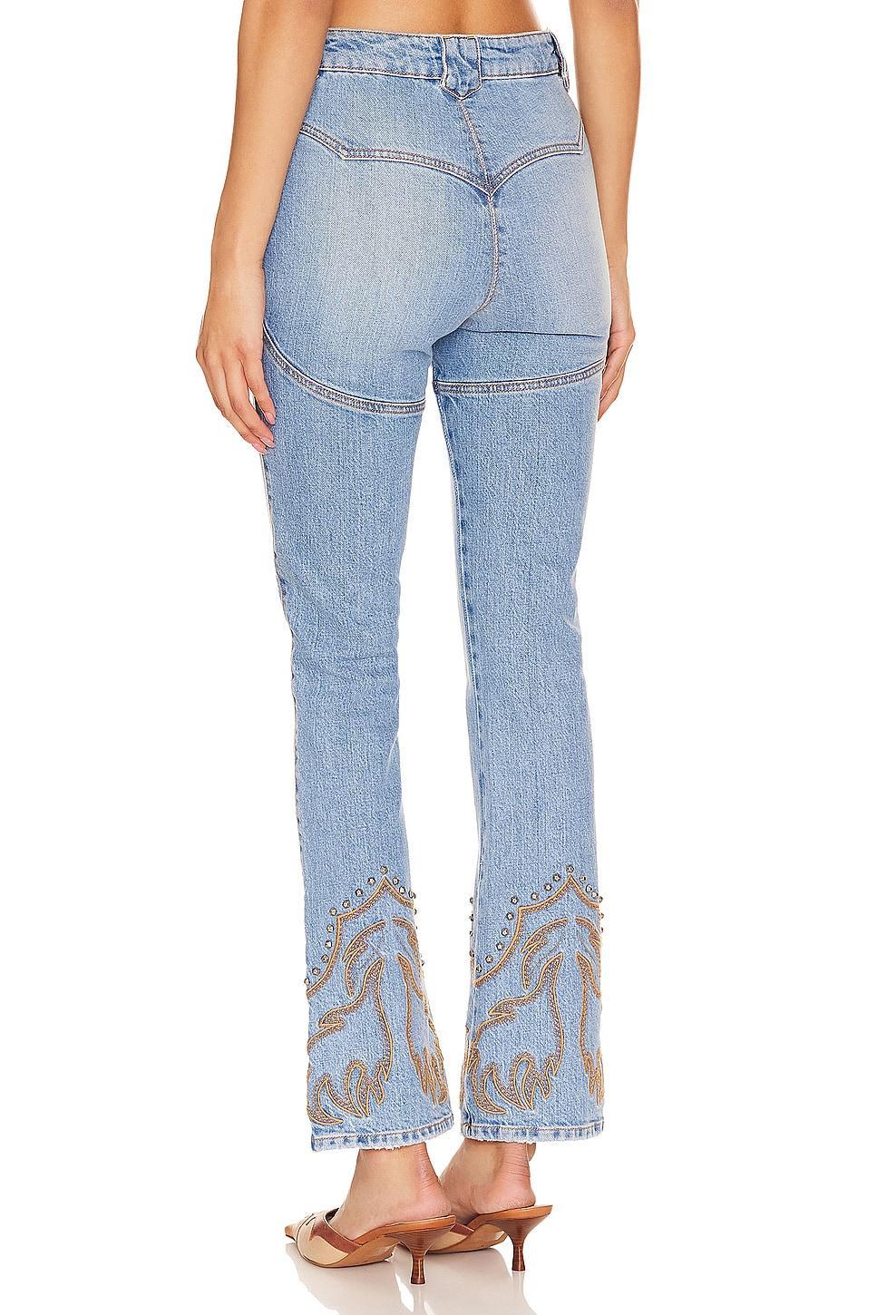 Western Stretch Jeans Understated Leather Product Image