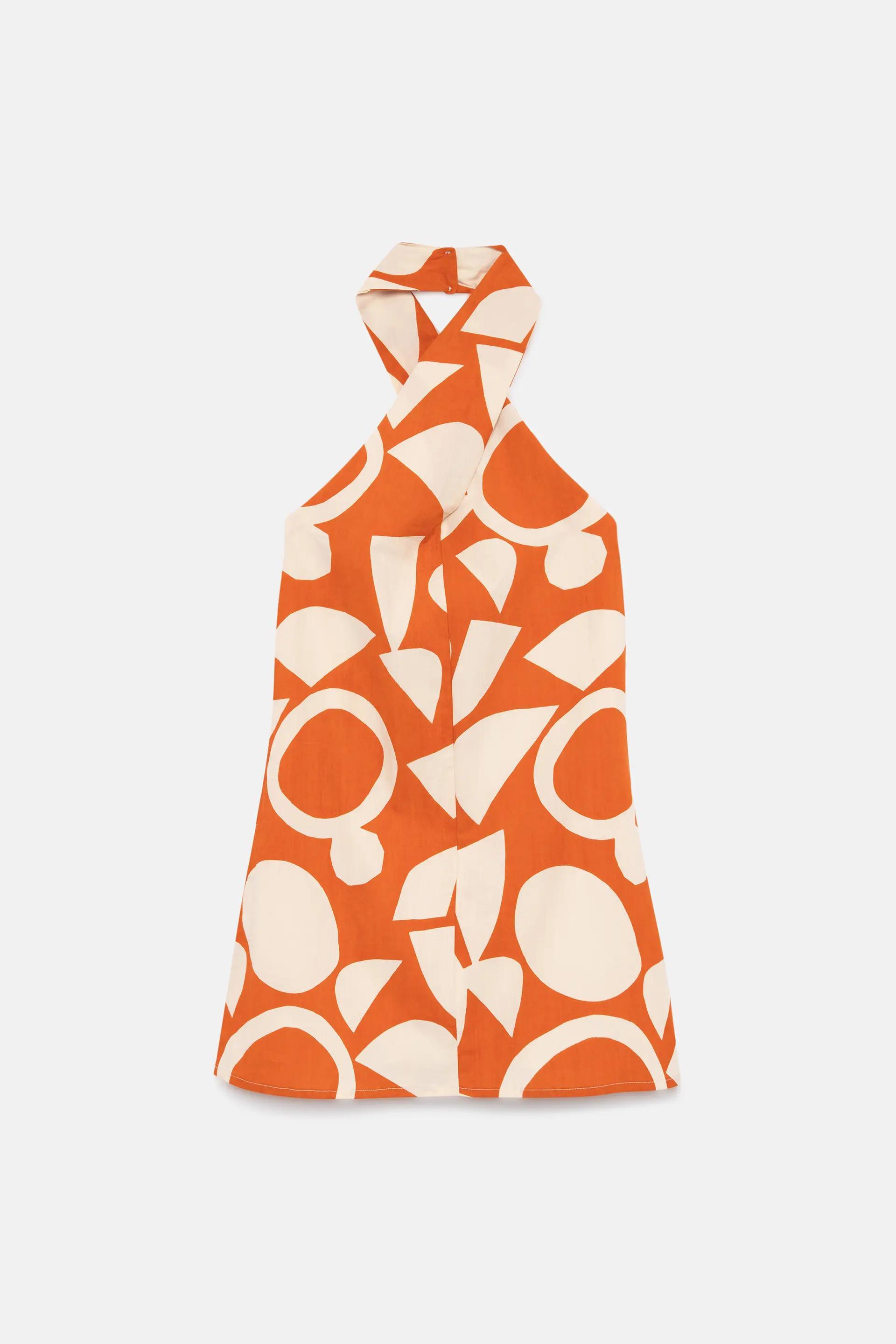 Halter Geo Dress Product Image