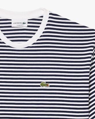 Men's Striped Heavy Cotton T-Shirt Product Image