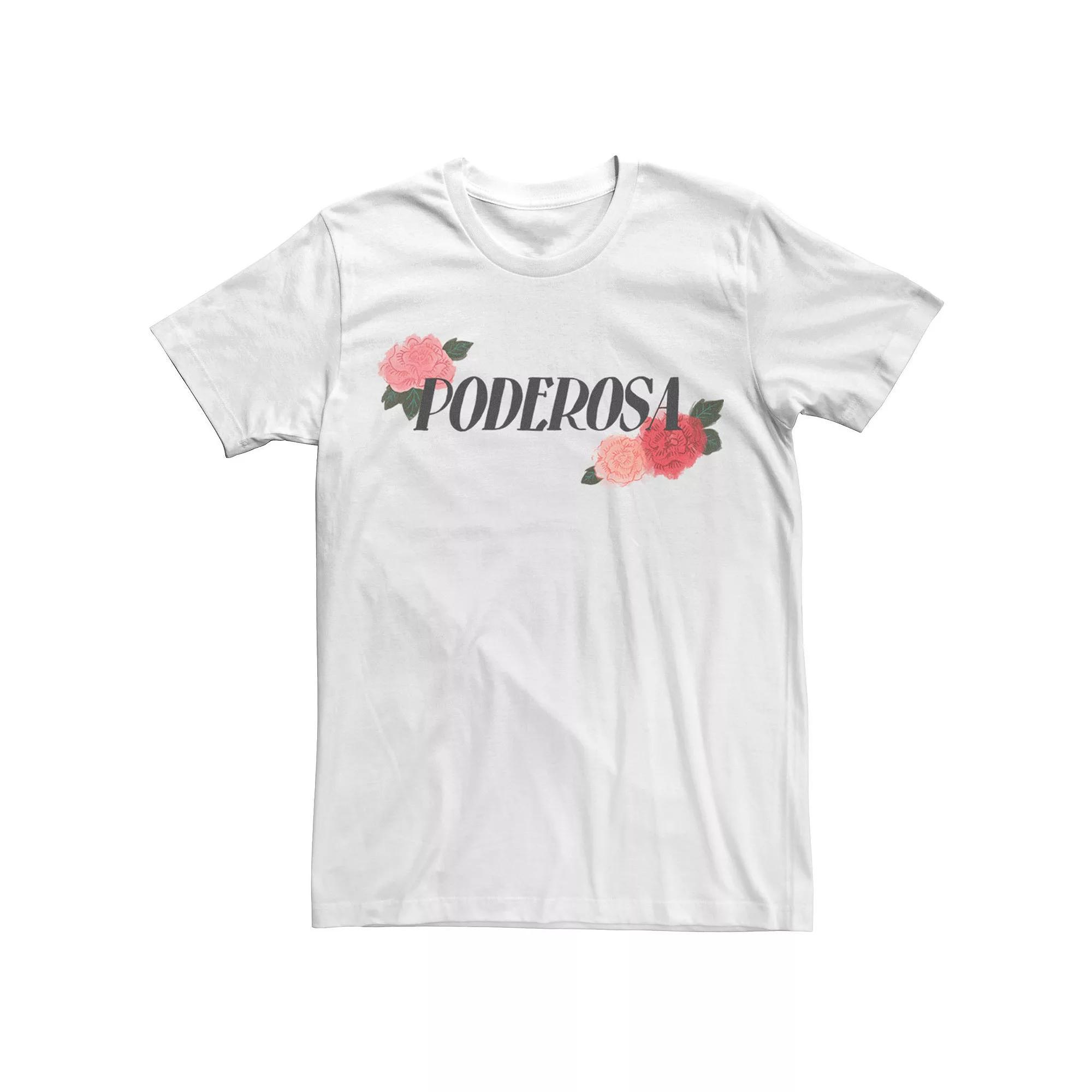 Men's Gonzales Poderosa Painted Roses Tee, Size: XXL, White Product Image