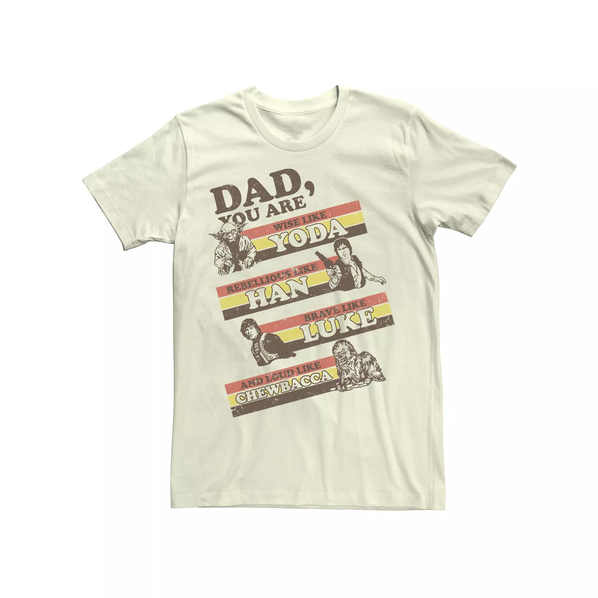 Men's Star Wars Dad You Are Retro Line Portraits Tee,  Product Image