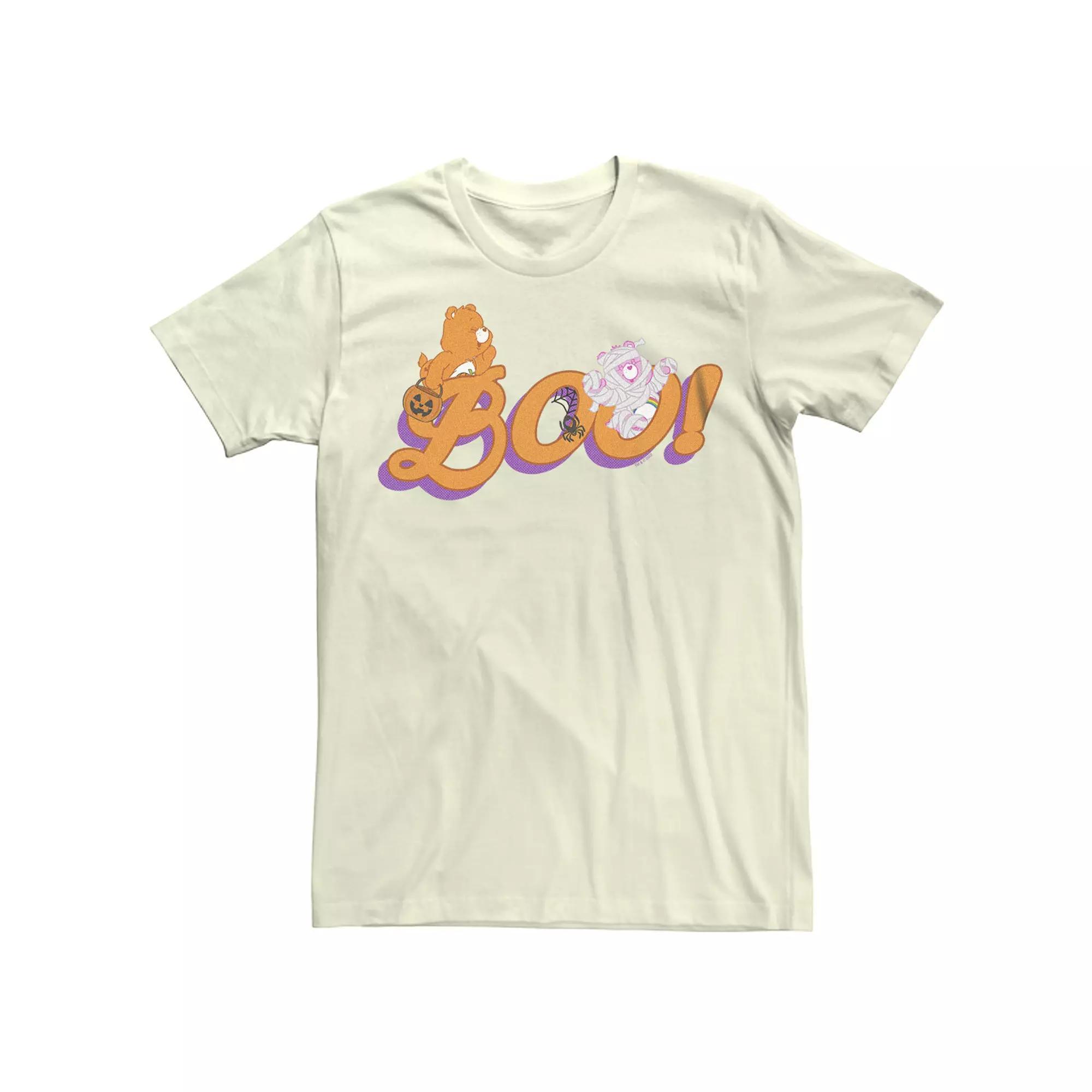 Men's Care Bears Halloween Trick-o-Sweet Cheer Boo Graphic Tee, Size: XL, Natural Product Image