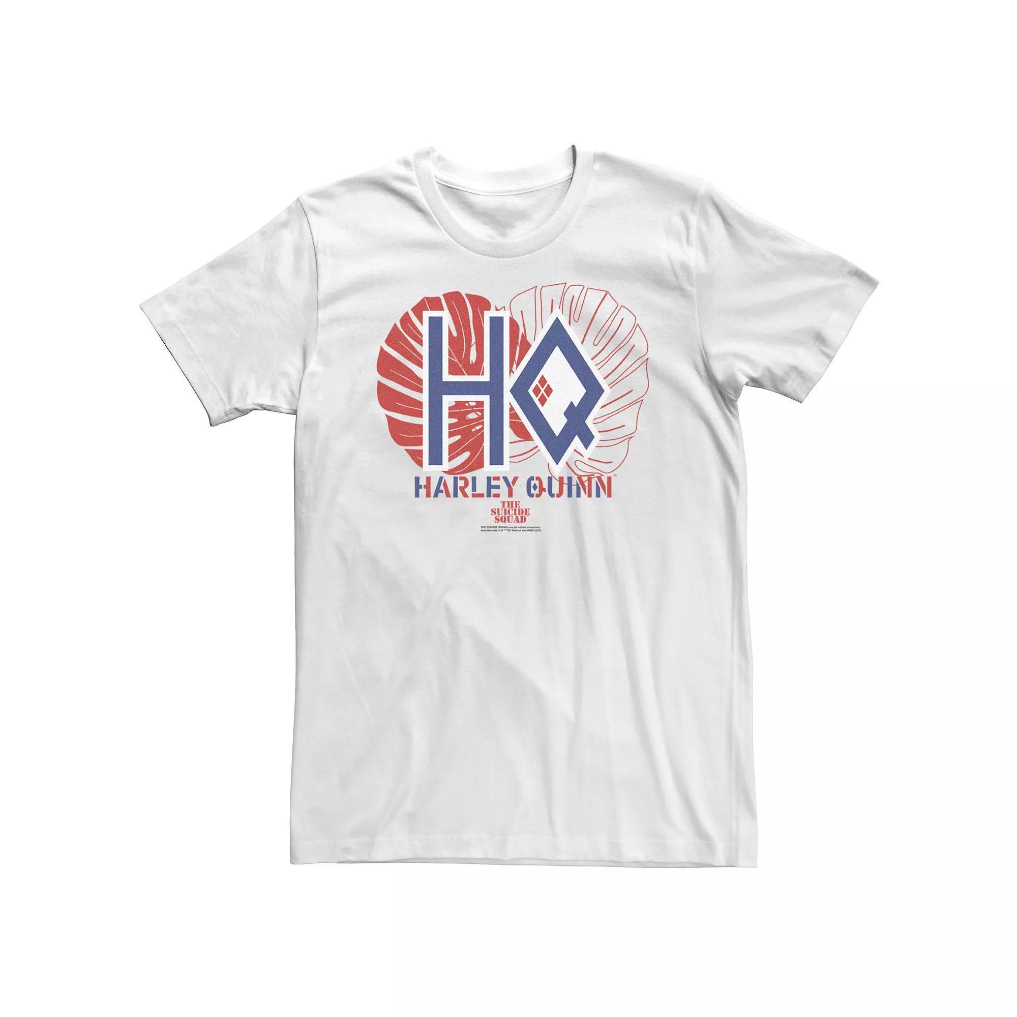 Big & Tall The Suicide Squad HQ Red & Blue Logo Tee, Men's,  Product Image